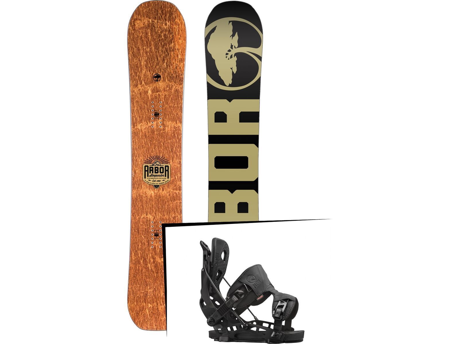 Set: Arbor Steepwater 2017 + Flow NX2 (1513115S) | Bild 1