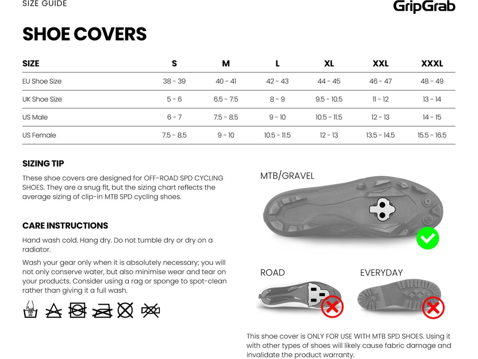GripGrap AquaShield 2 Waterproof Gravel Shoe Covers, black | Bild 8