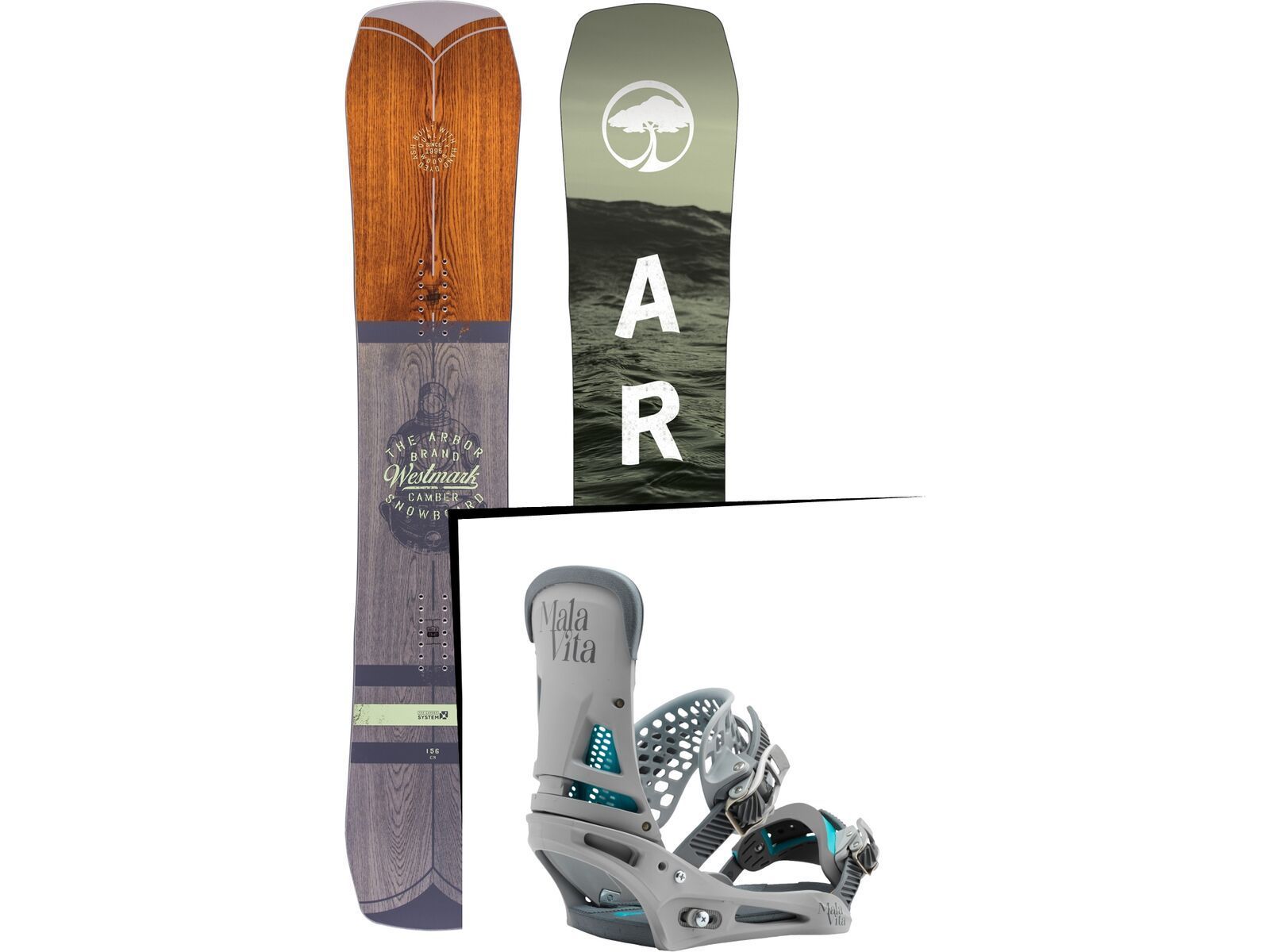 Set: Arbor Westmark Camber 2017 + Burton Malavita (1712849S) | Bild 1