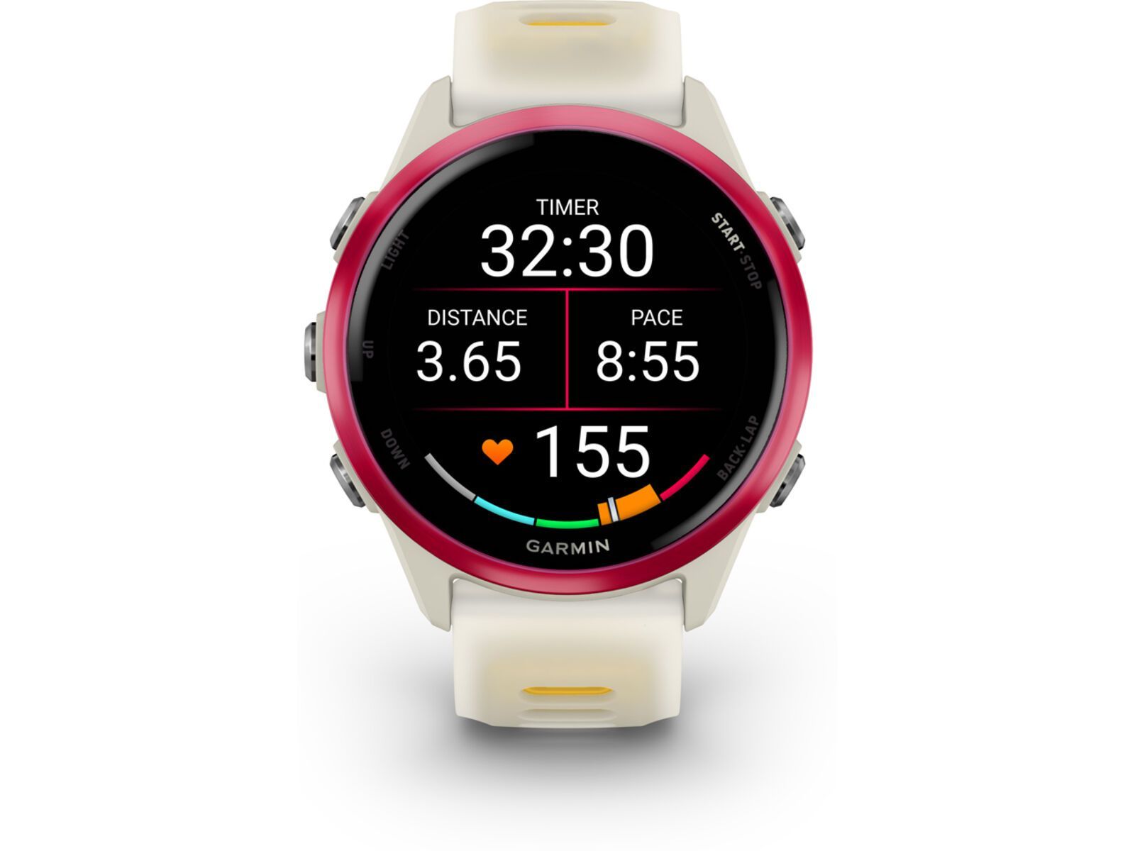 Garmin Forerunner 570 - 42 mm, bone/himbeerrot | Bild 3