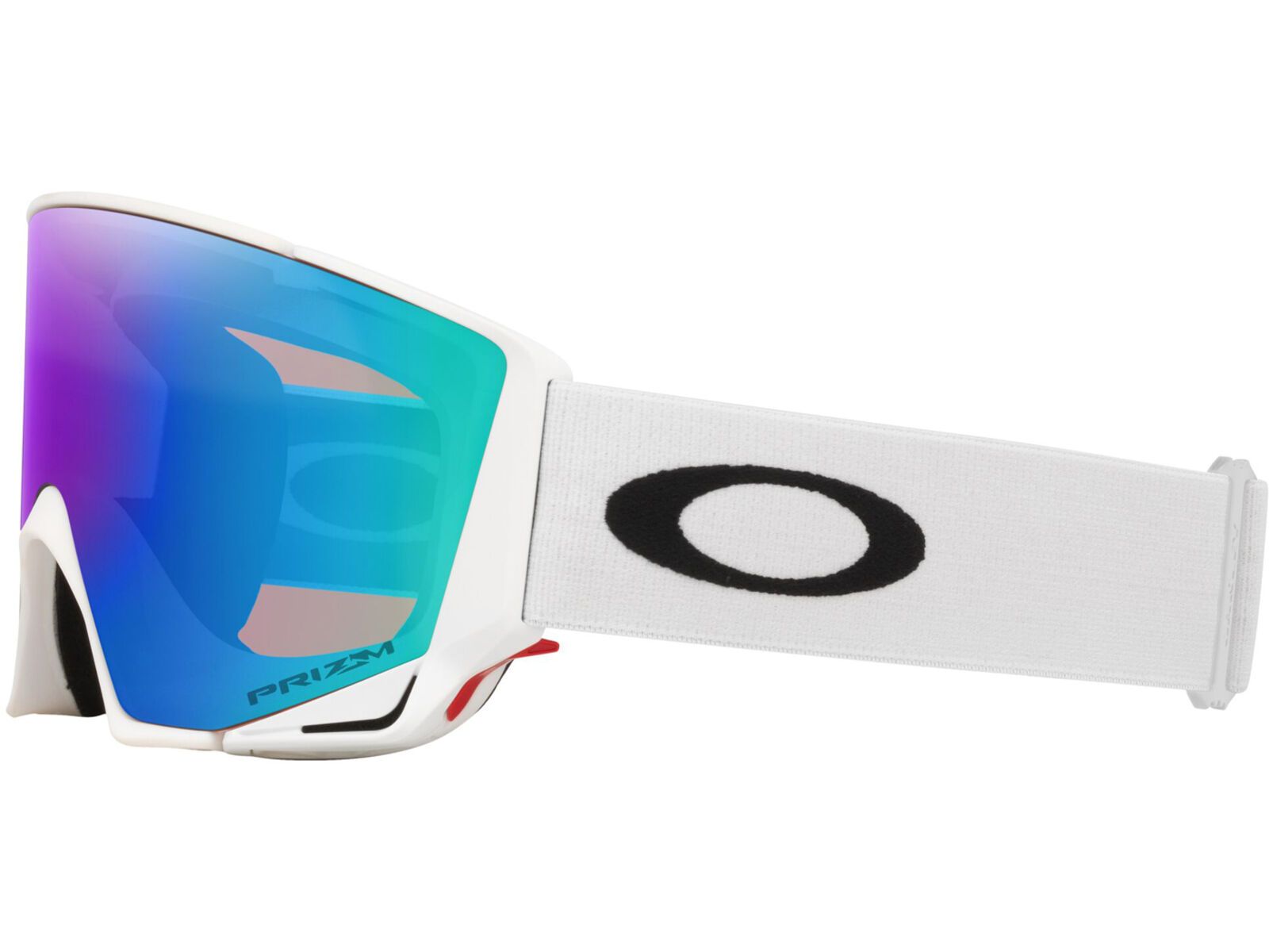 Oakley Flow Scape L, Prizm Snow Argon Iridium & Iced / matte white | Bild 3