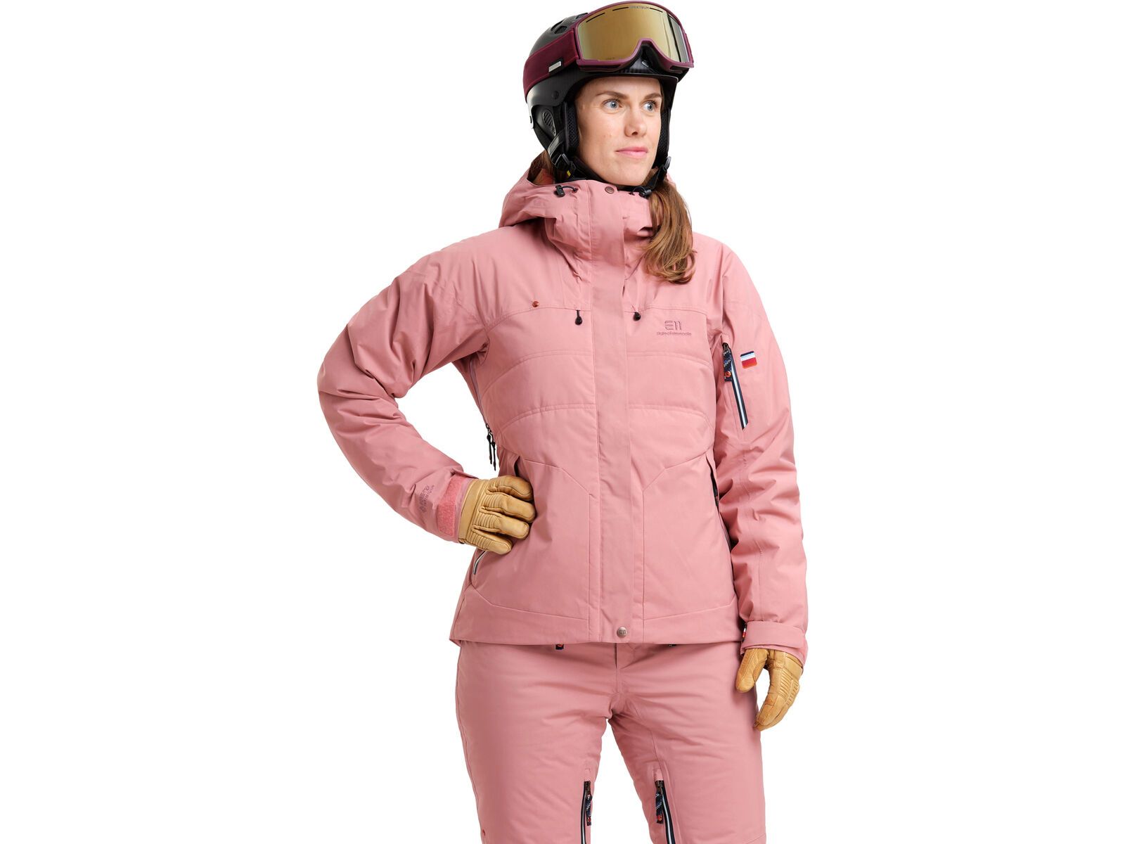 Elevenate Women's St Moritz Jacket, dark strawberry | Bild 2