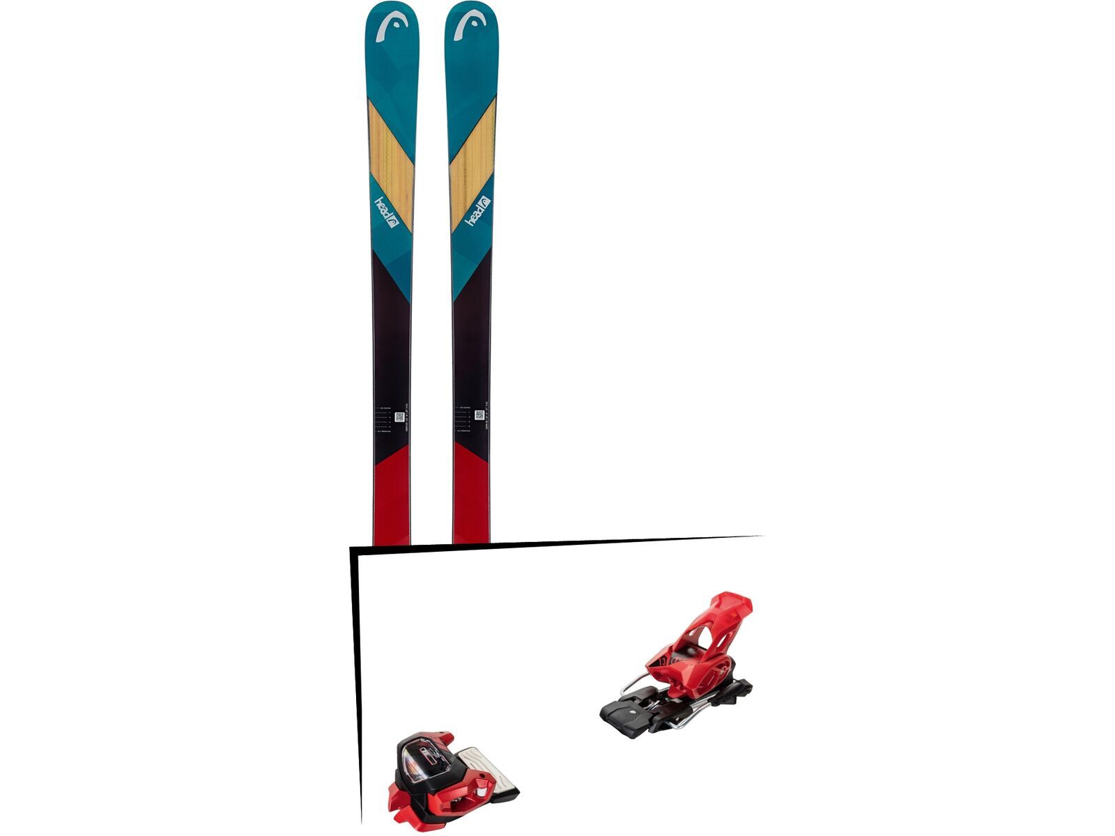 Set: Head Caddy 2019 + Tyrolia Attack² 13 GW red | Bild 1