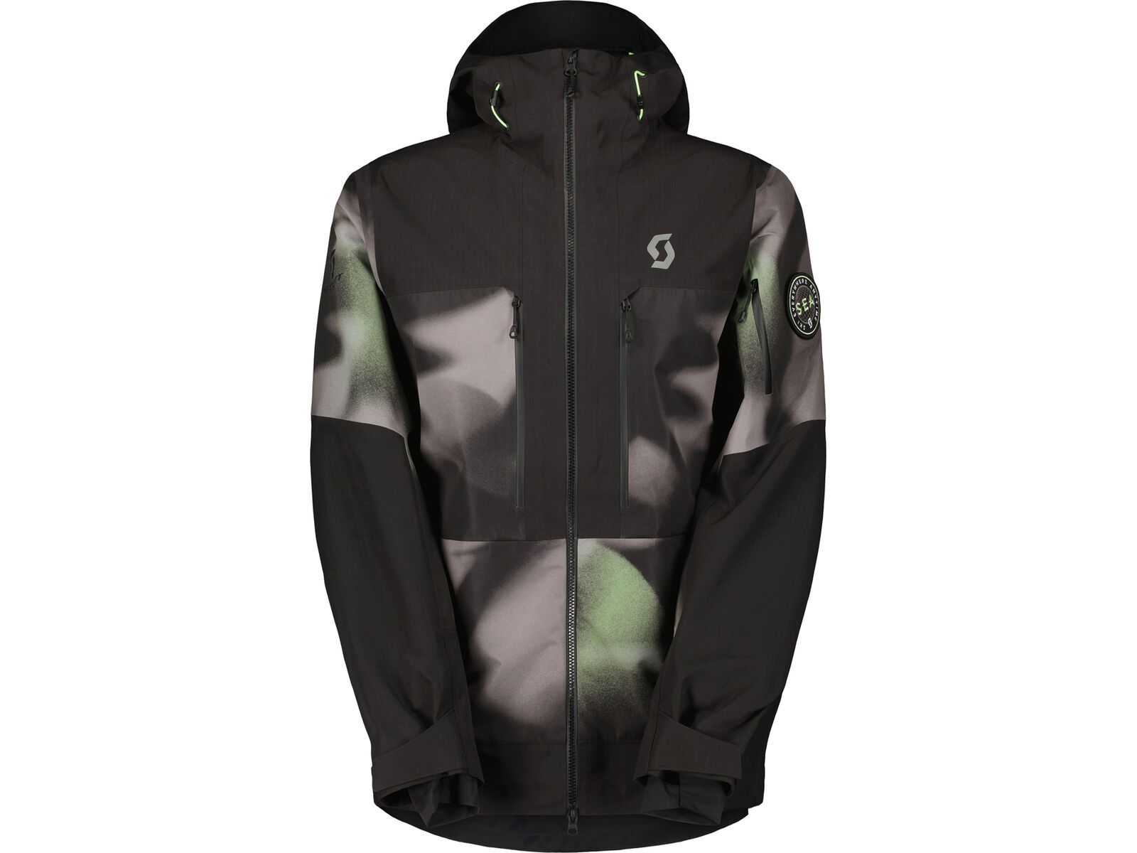 Scott Vertic Ripstop 3 Layer Men's Jacket, evening greyprint/black | Bild 1