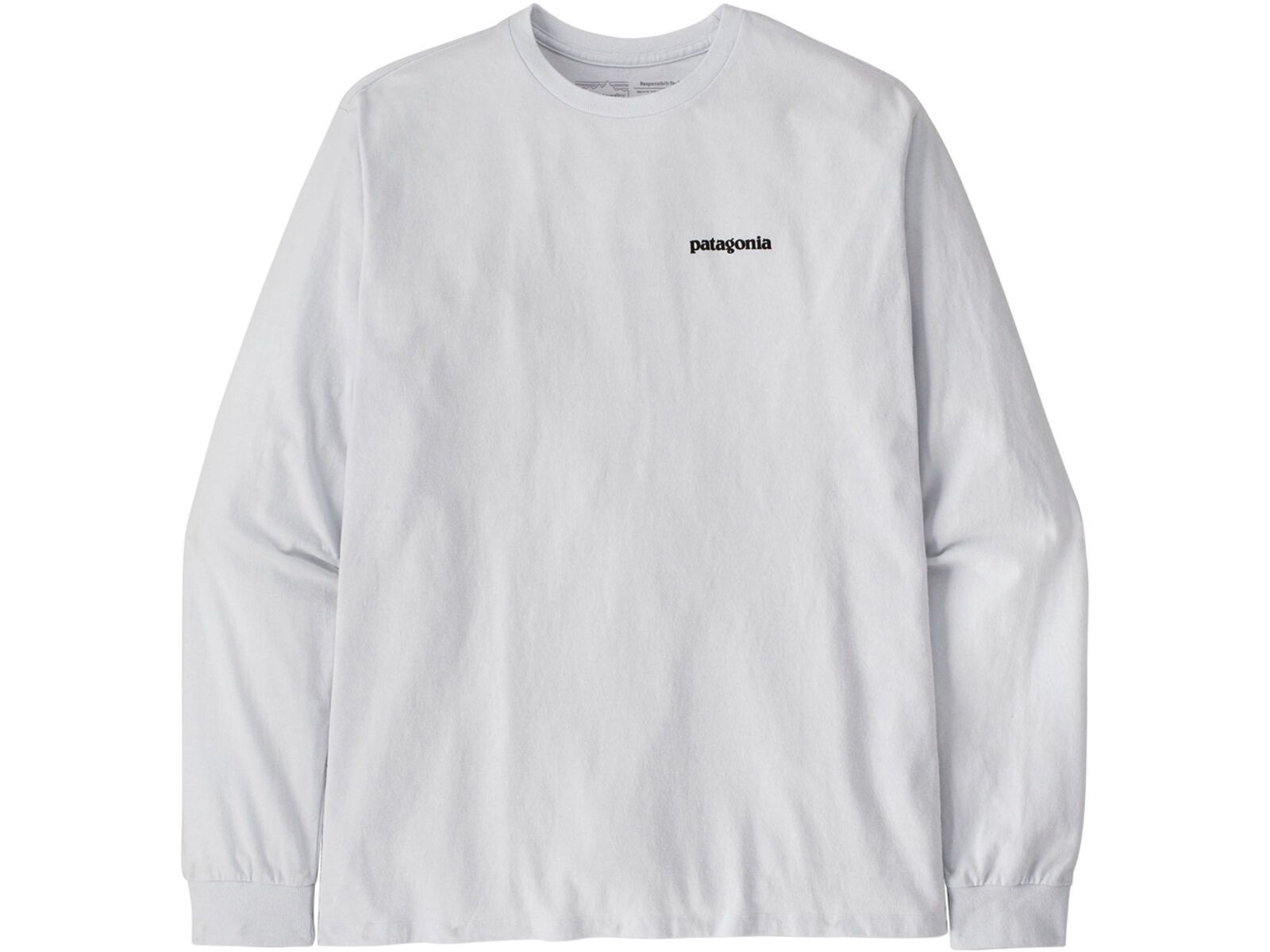 Patagonia Men's Long-Sleeved P-6 Logo Responsibili-Tee, white | Bild 2
