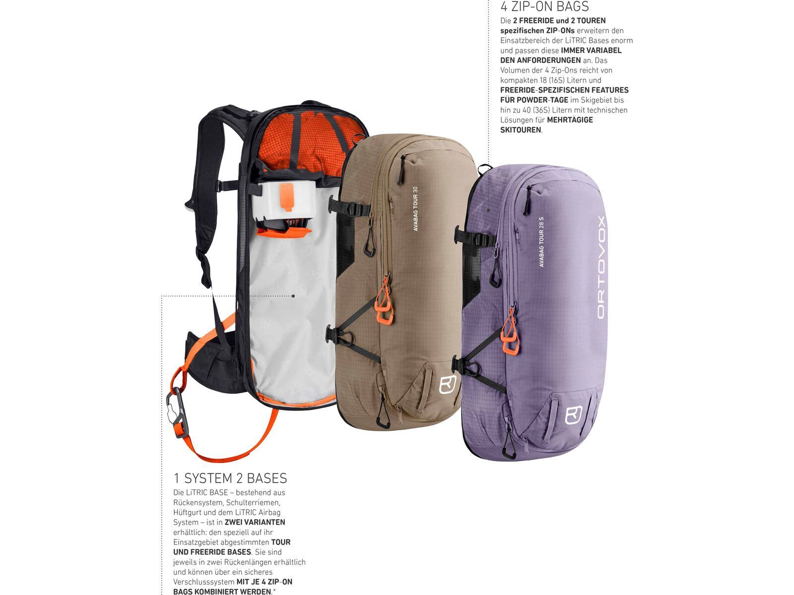 Ortovox Avabag LiTRIC Tour 40, black raven | Bild 16