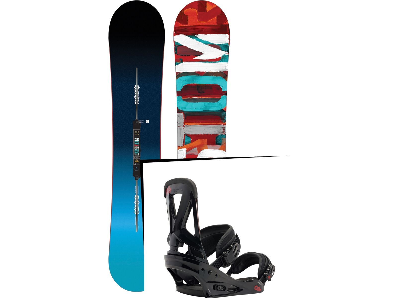 Set: Burton Custom Flying V 2017 + Custom (1464181S) | Bild 1