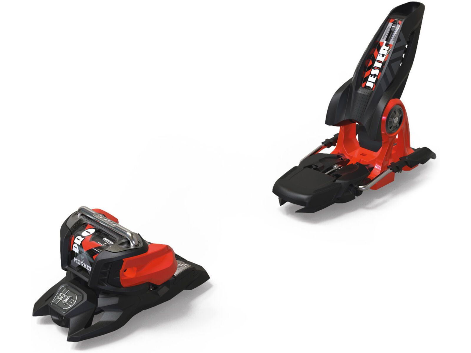 Set: K2 SKI Catamaran 2019 + Marker Jester 18 Pro ID black/flo-red | Bild 3