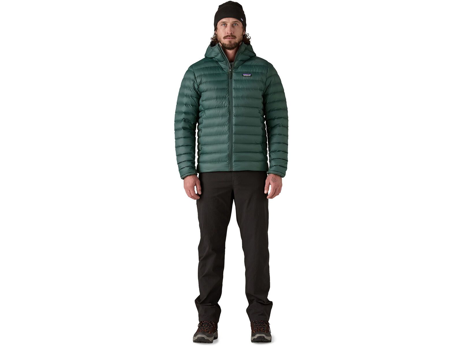 Patagonia Men's Down Sweater Hoody, cascade green | Bild 4
