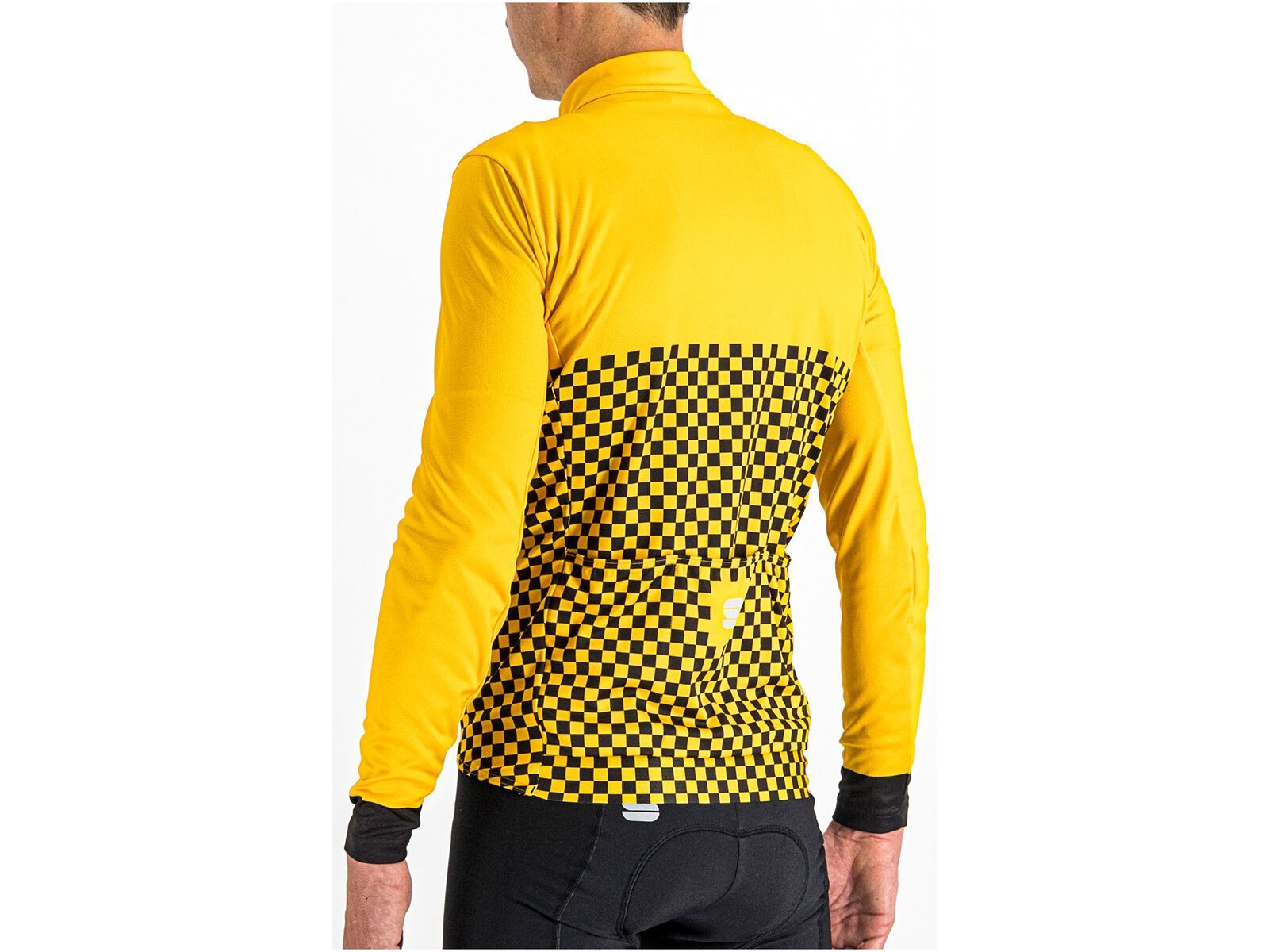 Sportful Checkmate Thermal Jersey, yellow black | Bild 4