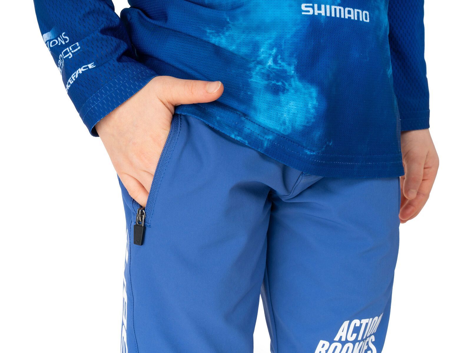Cube MTB Baggy Short Rookie X Actionteam, blue | Bild 3