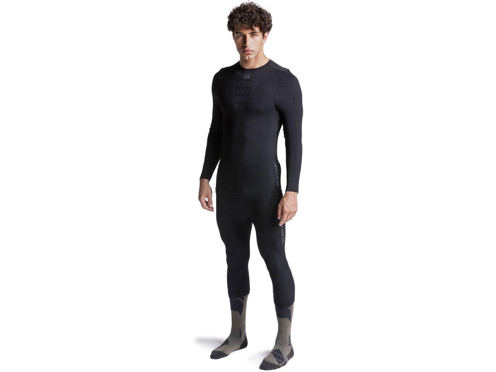 X-Bionic Mightywool Pants 3/4 Men, x black | Bild 6