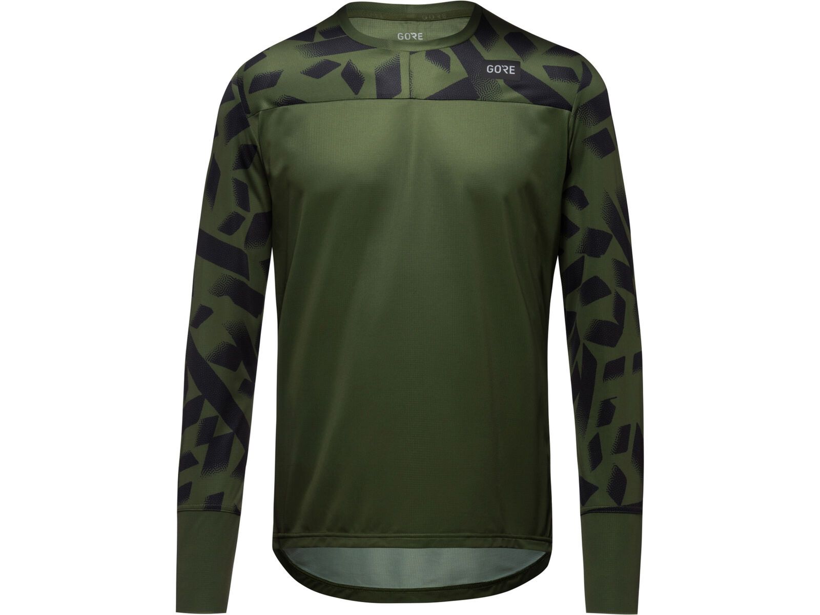 Gore Wear TrailKPR Daily Langarm Trikot Herren, utility green/black | Bild 1