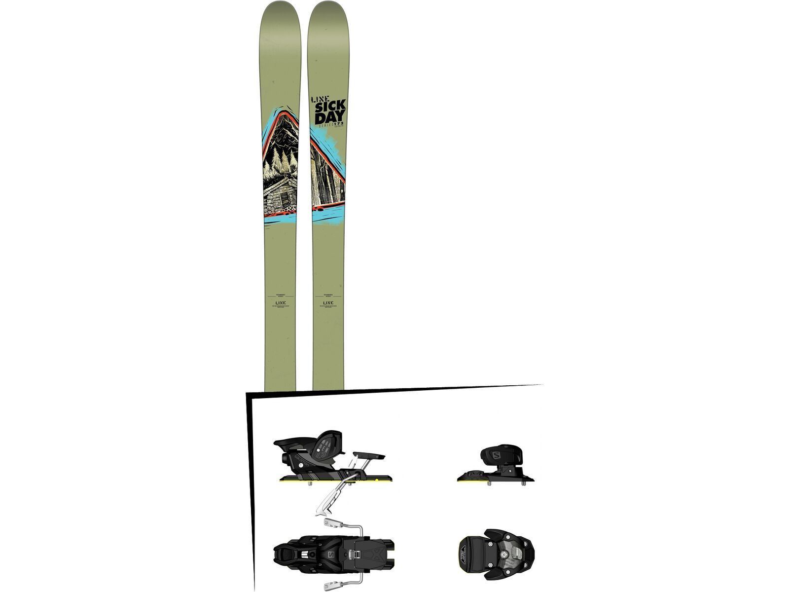 Line Set: Sick Day 95 2016 + Salomon Warden MNC 13 | Bild 1
