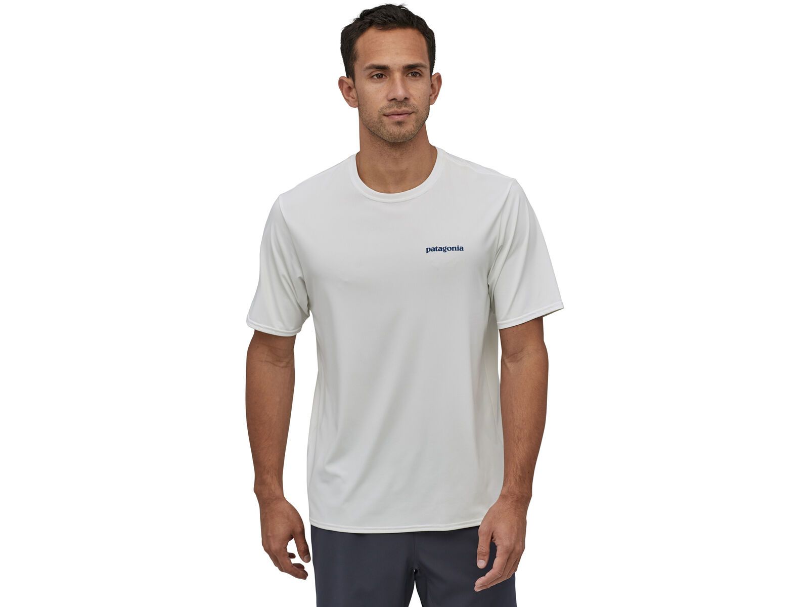Patagonia Men's Capilene Cool Daily Graphic Shirt Boardshort Logo, white | Bild 5