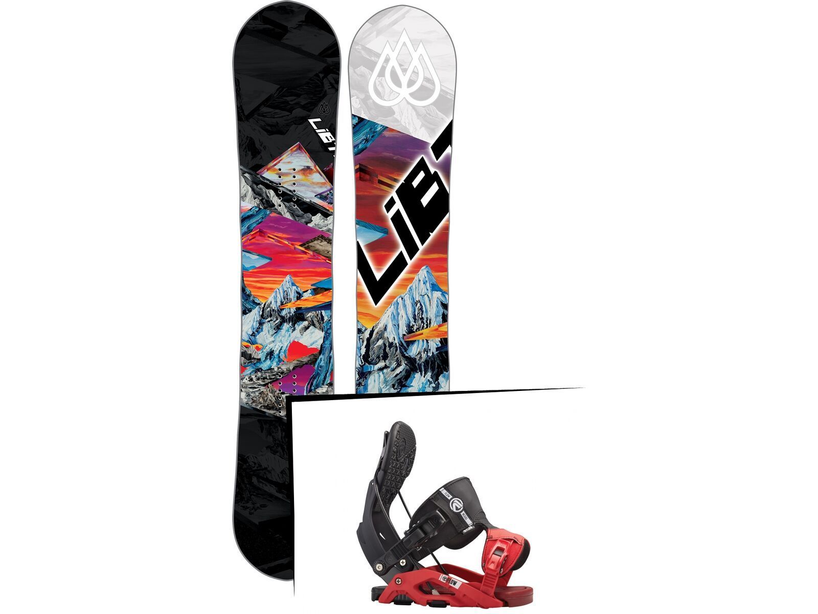 Set: Lib Tech T-Rice Pro 2017 + Flow Nexus (1513160S) | Bild 1