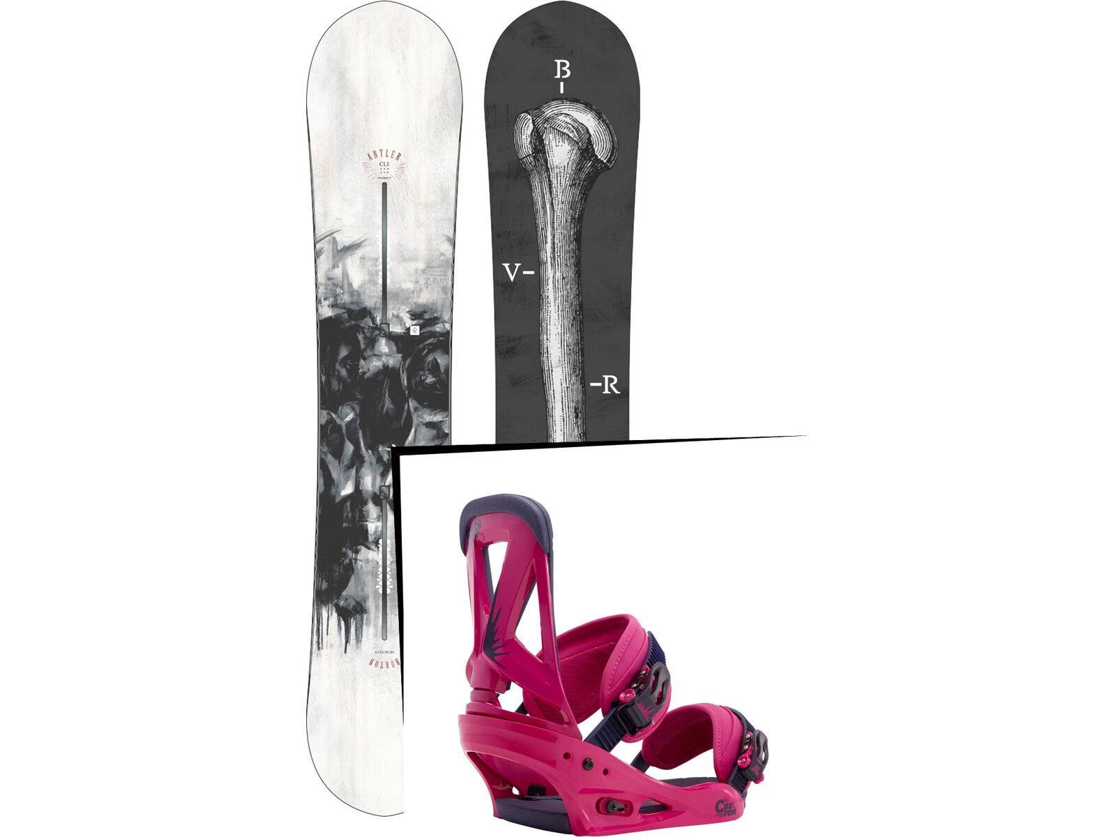 Set: Burton Antler Flying V 2016 +  Custom (1191314S) | Bild 1