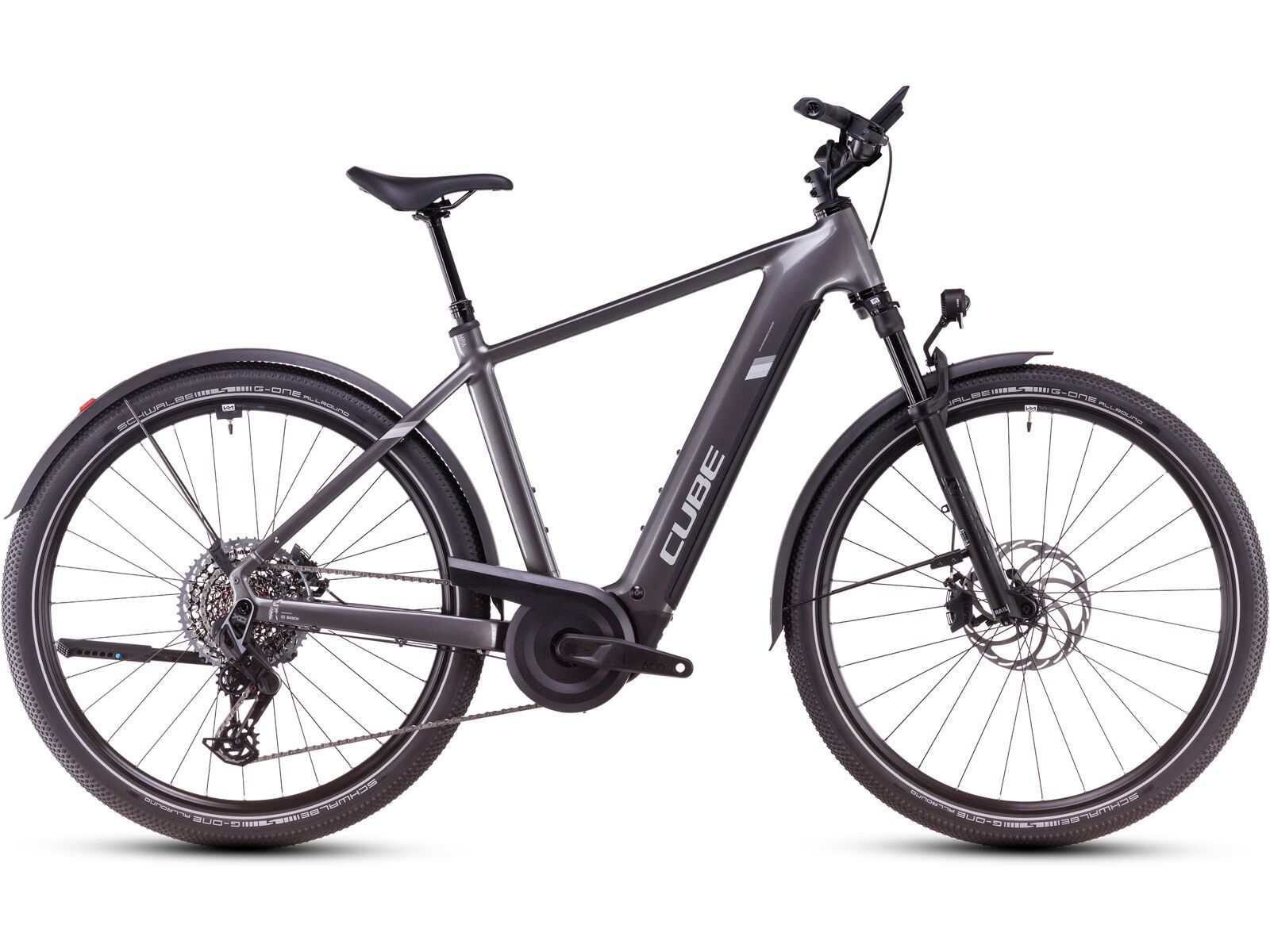 Cube Nuride Hybrid SLT 800 Allroad, graphite´n´fossil | Bild 1