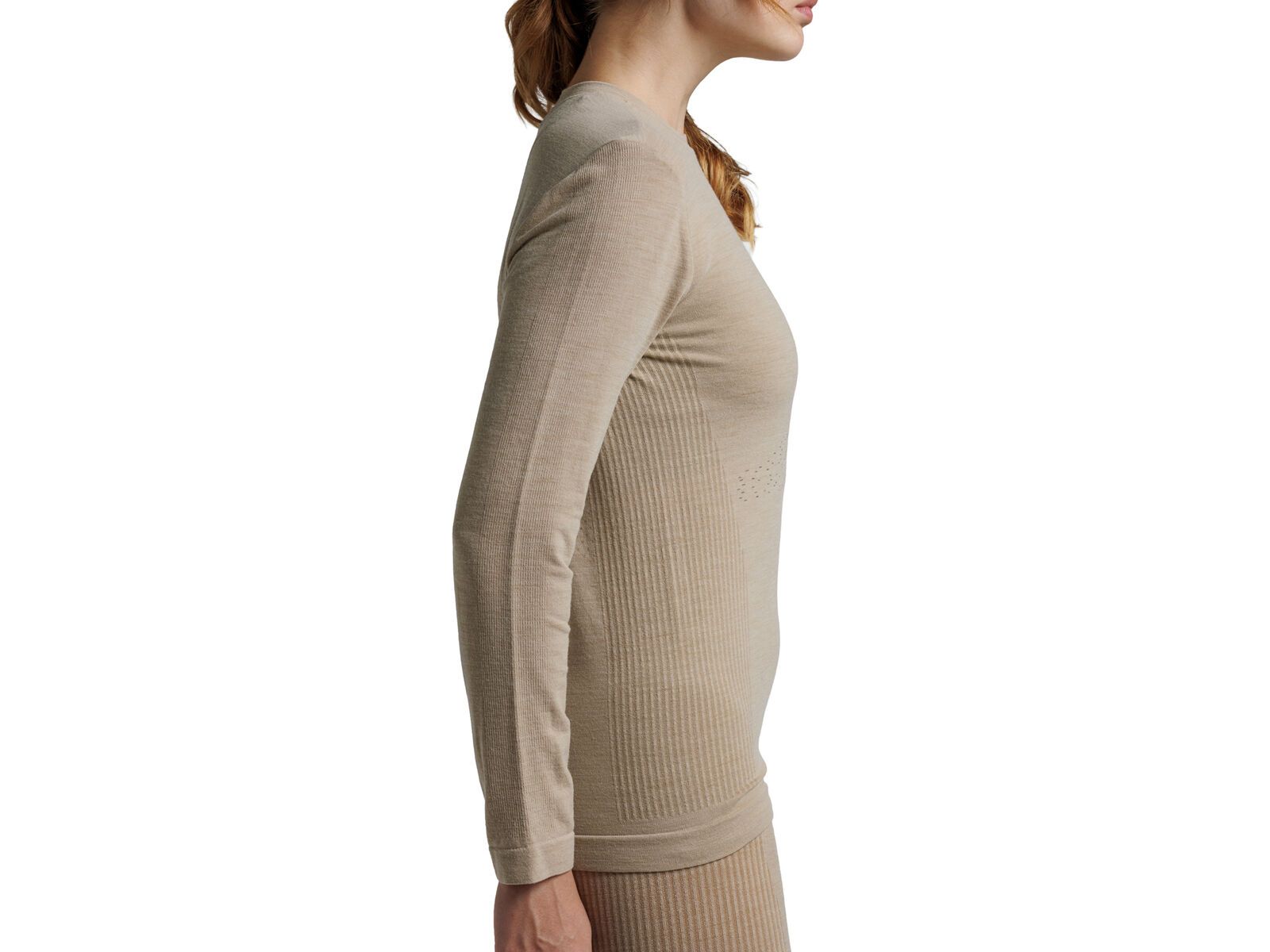 X-Bionic Mightywool Shirt LS Wmn, sand | Bild 11