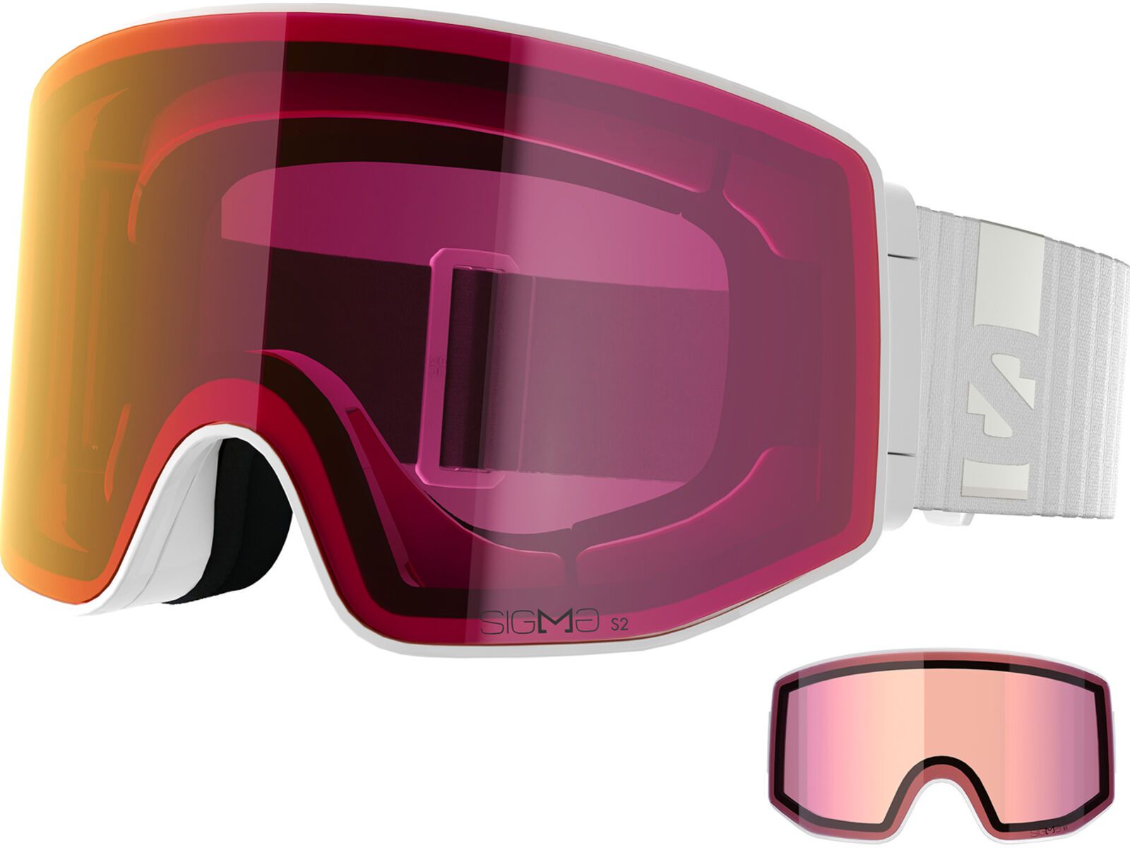 Salomon Sentry Prime + WS, Sigma Poppy Red / white | Bild 1