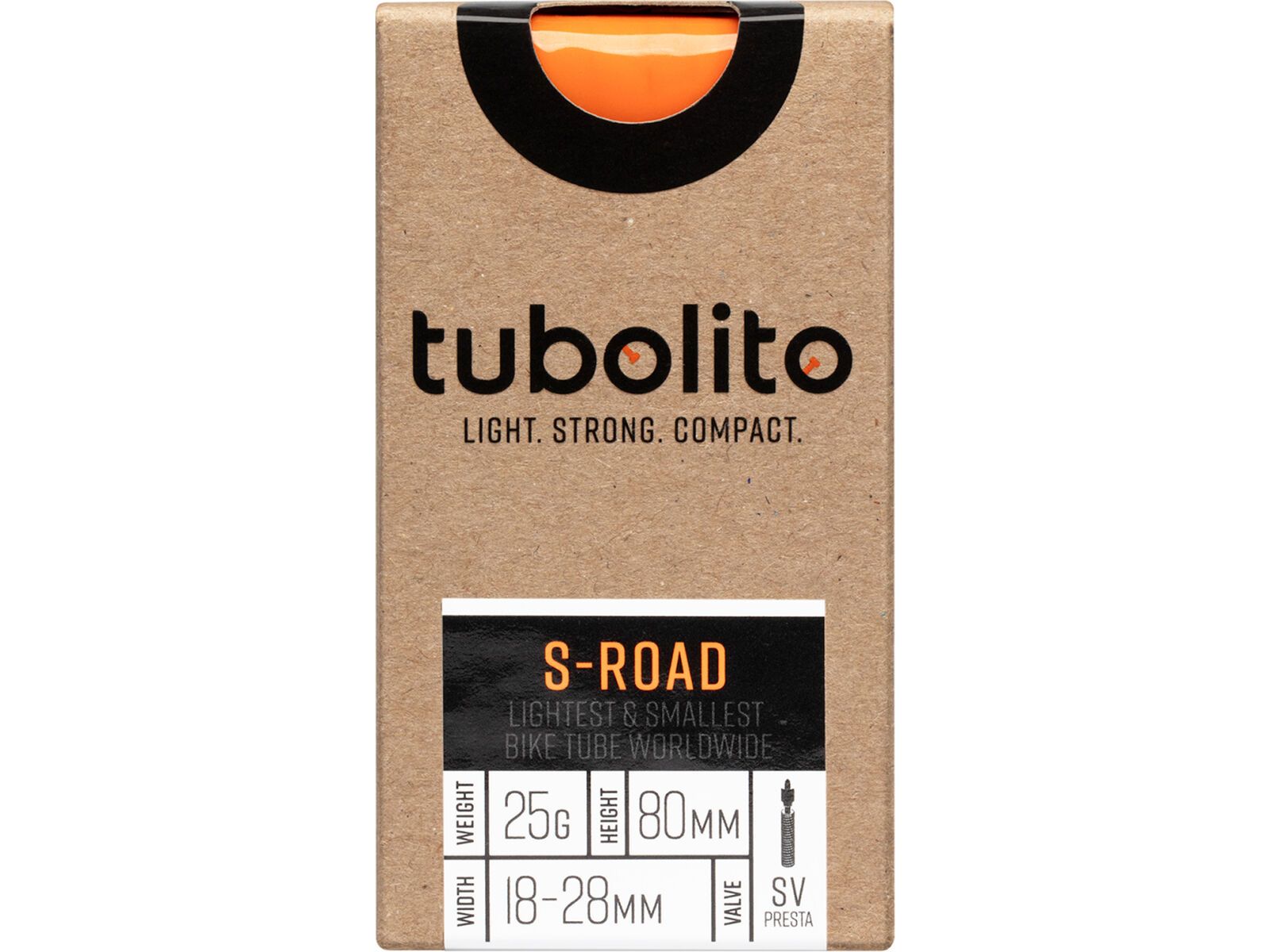 Tubolito S-Tubo Road 80 mm - 700C x 18-28, orange | Bild 2