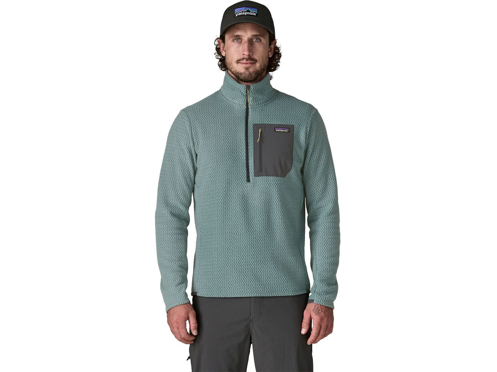 Patagonia Men's R1 Air Zip Neck, blue sage | Bild 2
