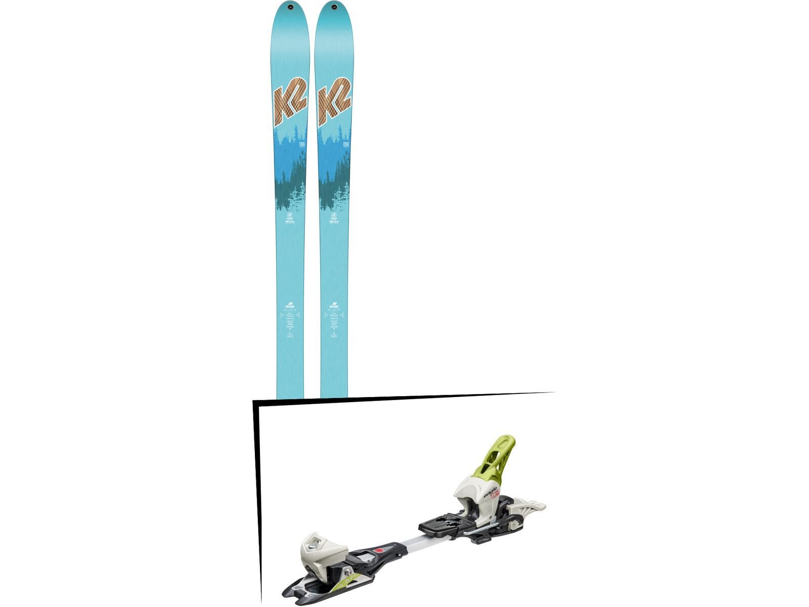 Set: K2 SKI TalkBack 82 ECOre 2018 + Fritschi Diamir Eagle 12 lemongrass | Bild 1