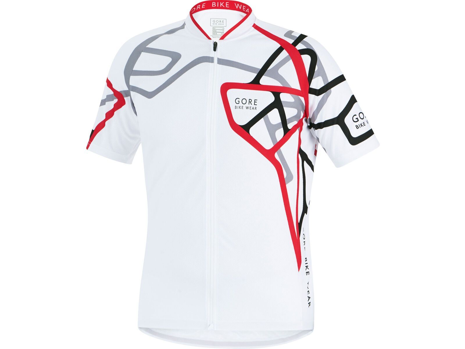 Gore Bike Wear Element Adrenaline II Trikot, white/red | Bild 1