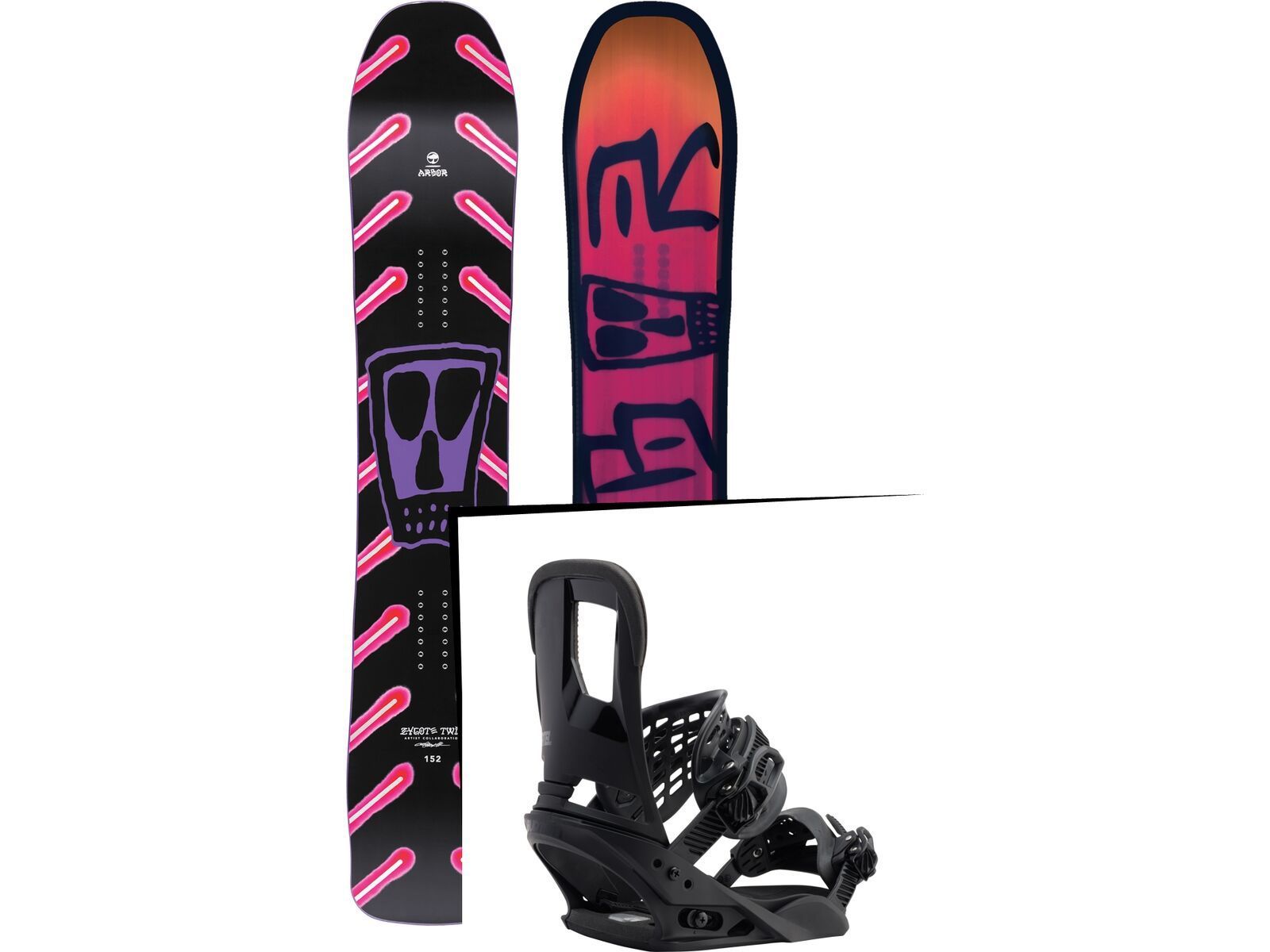 Set: Arbor Zygote Twin 2017 + Burton Cartel (1712700S) | Bild 1