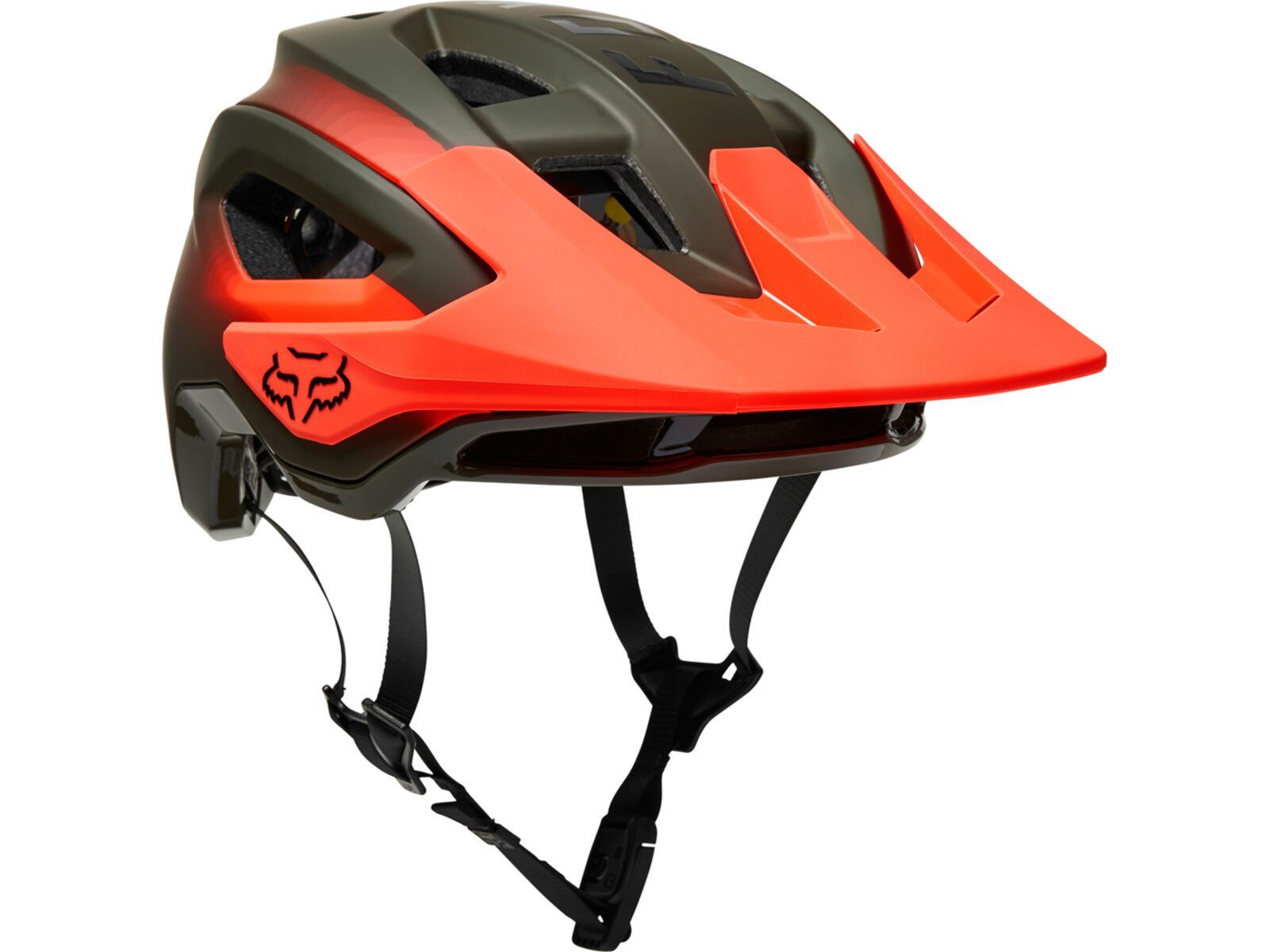 Fox Speedframe Pro Helmet Fade, olive green | Bild 1