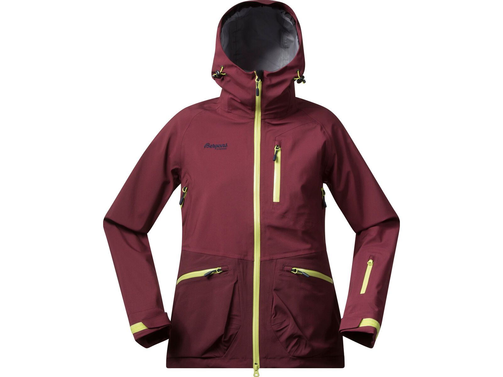 Bergans Myrkdalen Insulated Lady Jacket, ruby/dk ruby/springleaves | Bild 1