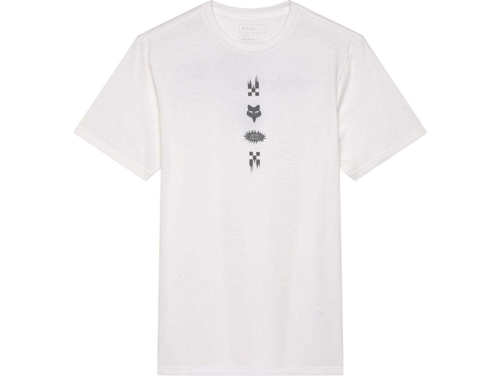 Fox Checkered SS Prem Tee, optic white | Bild 1