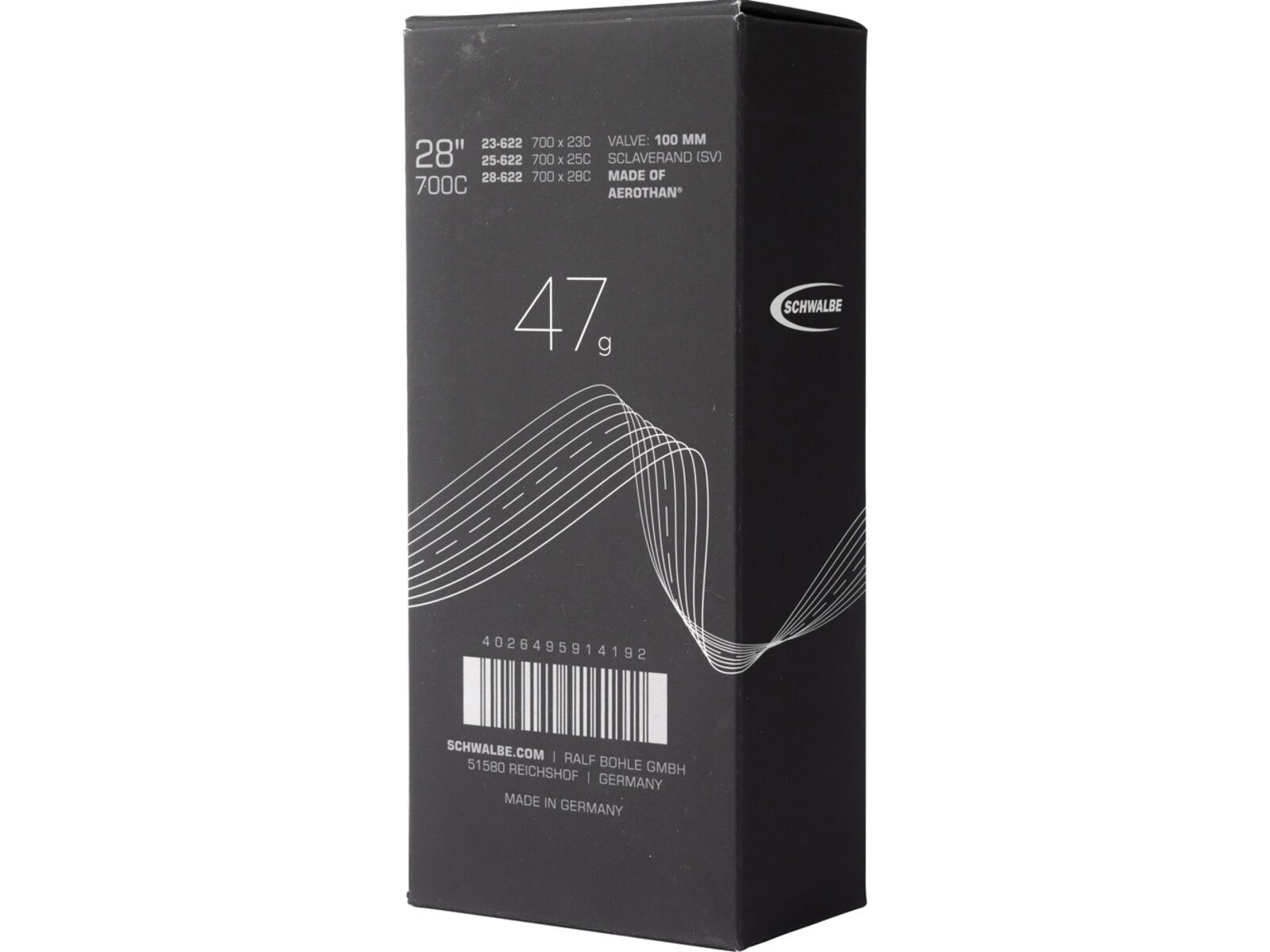 Schwalbe Aerothan Tube SV 20E 28/700C Race - 23/28-622 / 100 mm | Bild 2