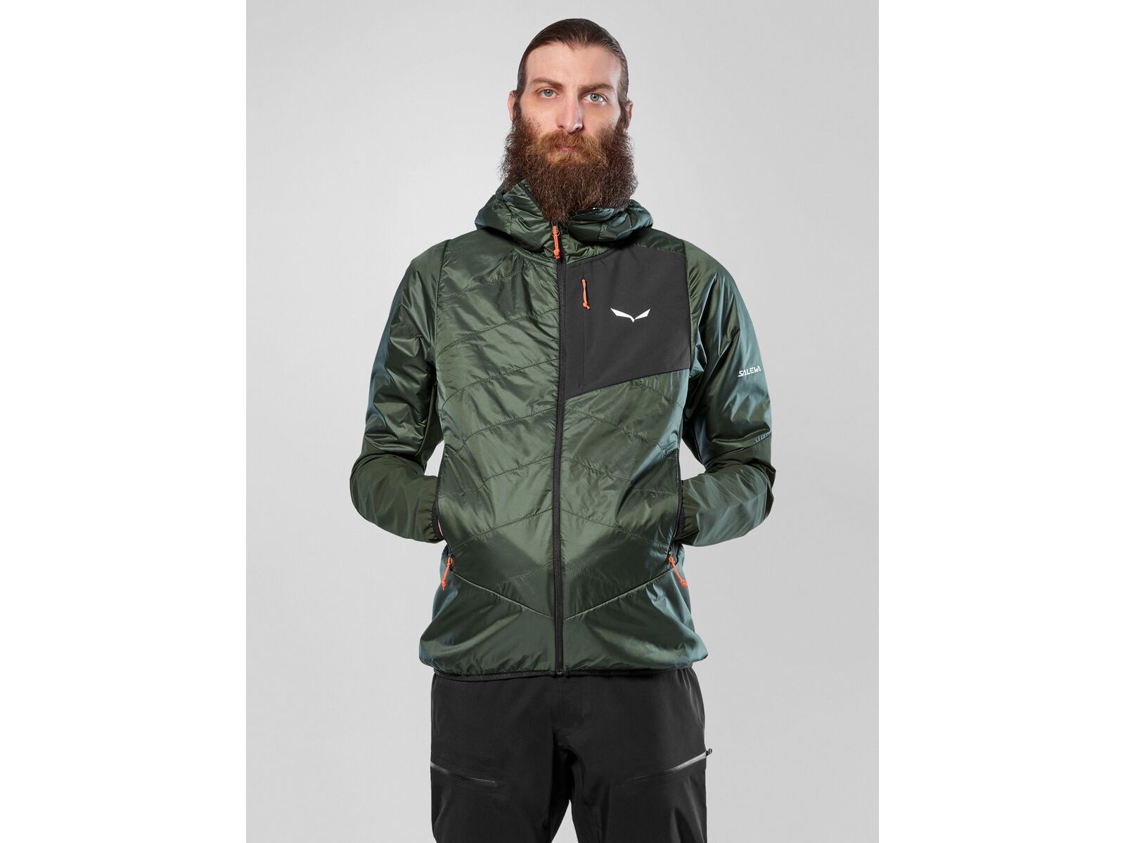 Salewa Ortles Hybrid TirolWool Responsive Jacke Herren, black out | Bild 3