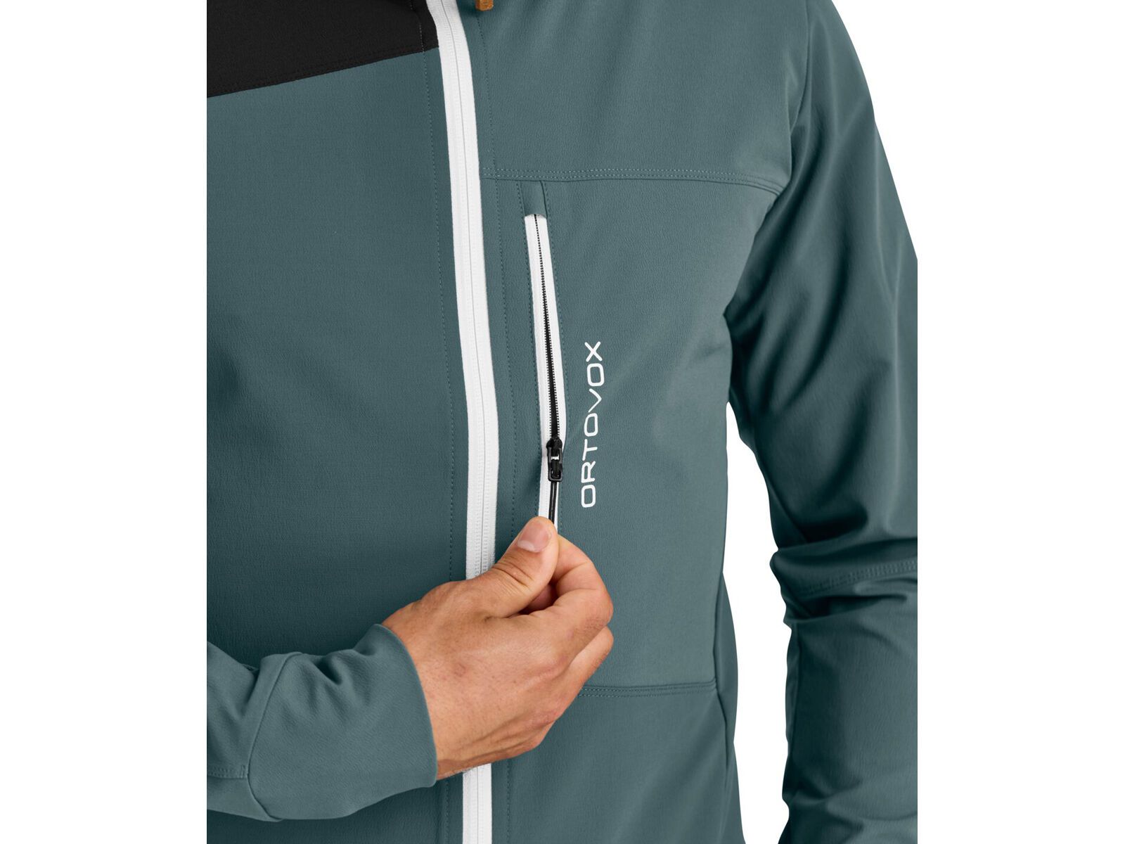 Ortovox Merino Shield Tec Pala Light Jacket M, arctic grey | Bild 3
