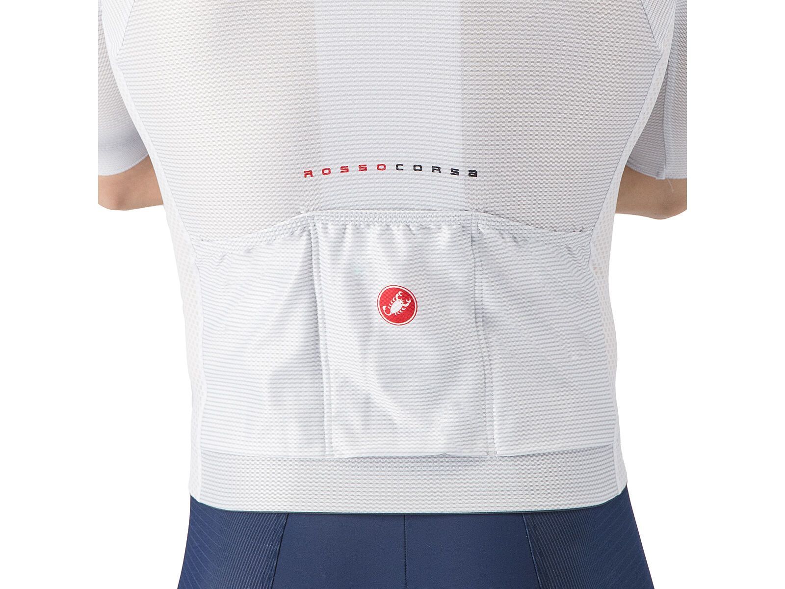 Castelli Climber's A/C Jersey, silver gray/red | Bild 5