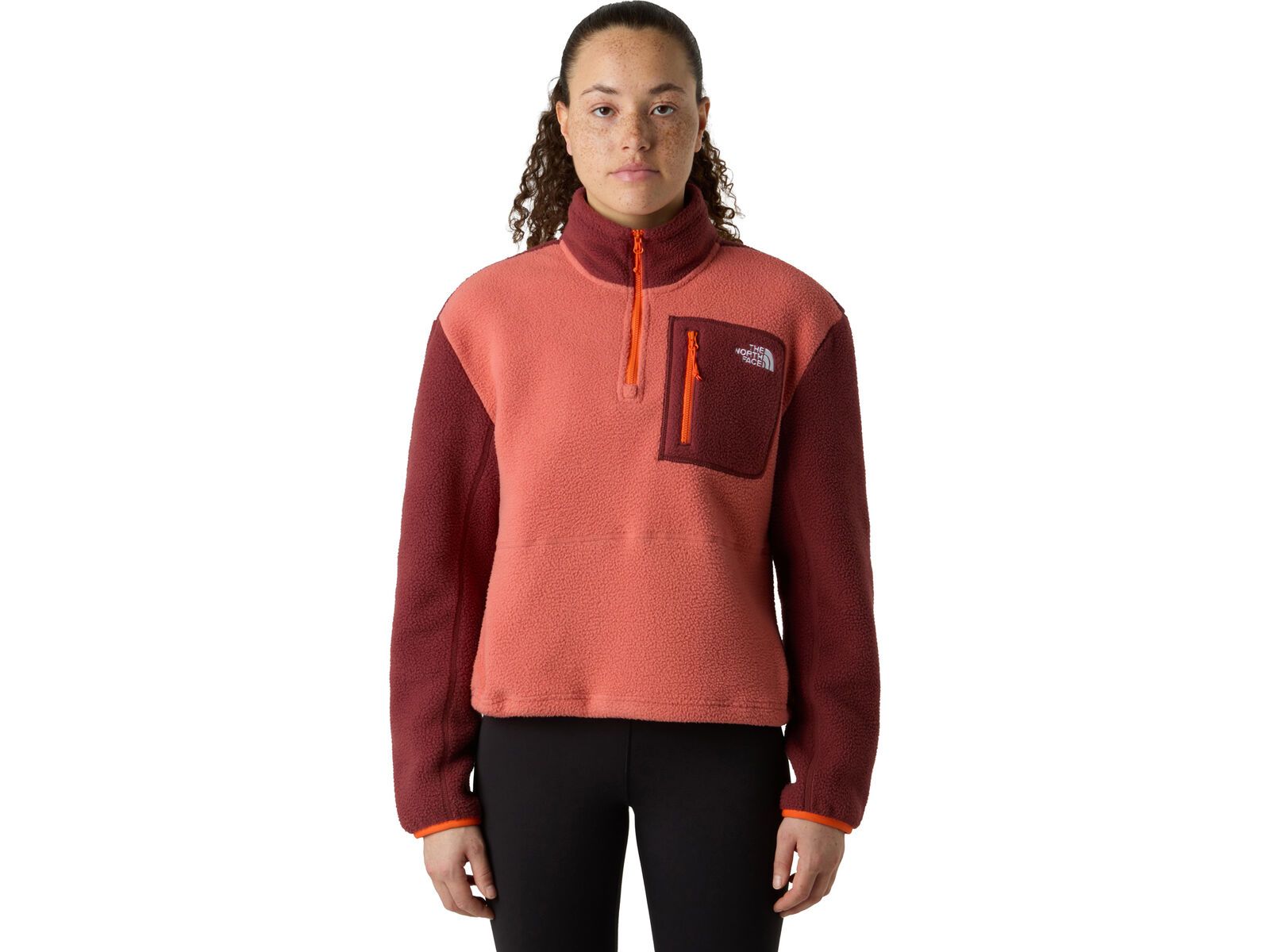 The North Face Women’s Yumiori 1/4 Zip, mars dust/sumac/solar flare | Bild 3