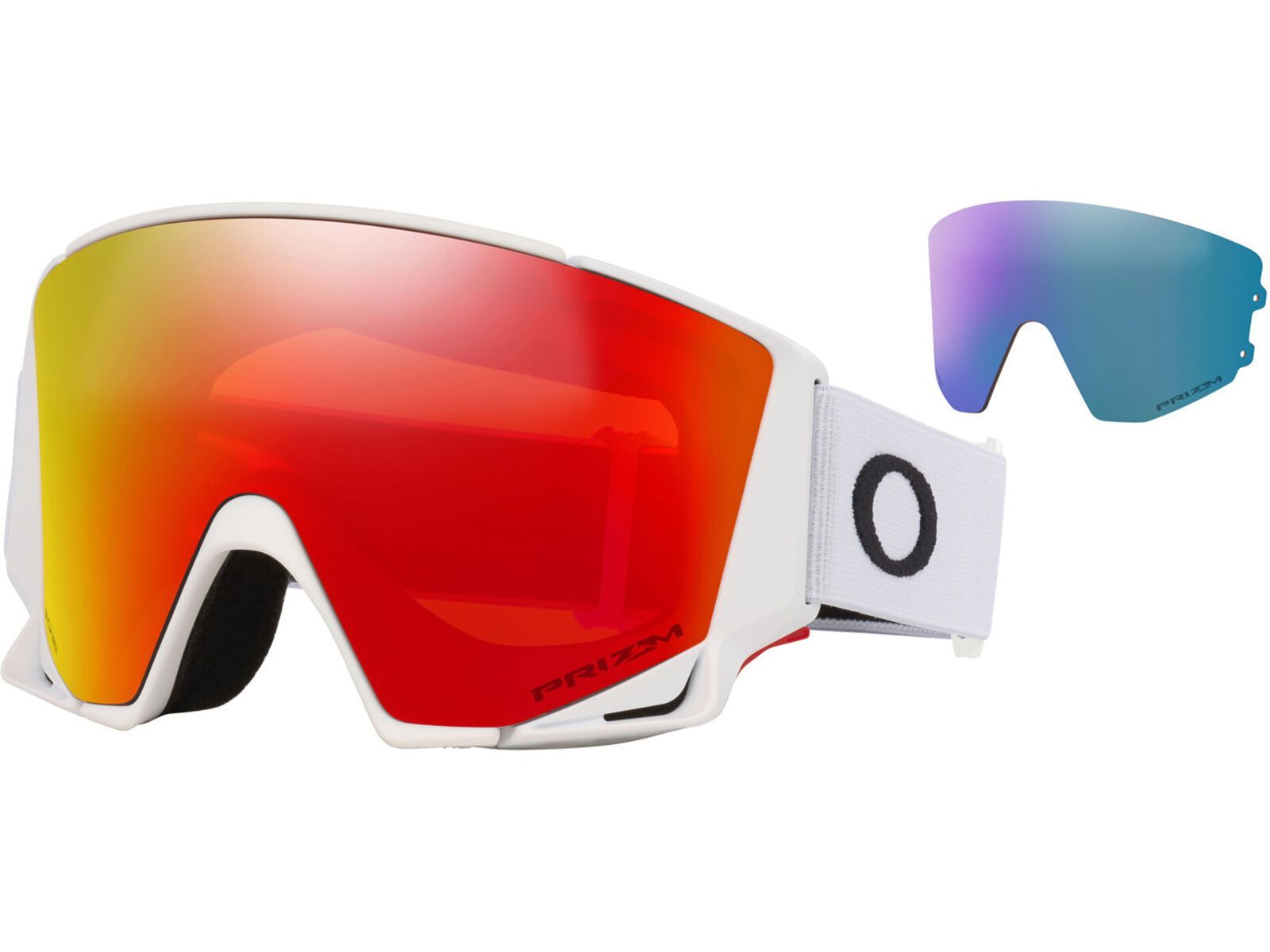 Oakley Flow Scape M, Prizm Snow Torch Iridium & Iced / matte white | Bild 1