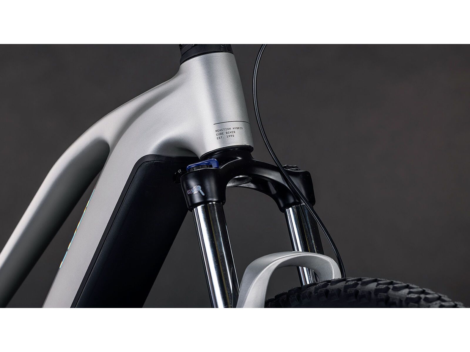 Cube Reaction Hybrid One 800 Trapeze 27.5, sleekgrey´n´prism | Bild 6