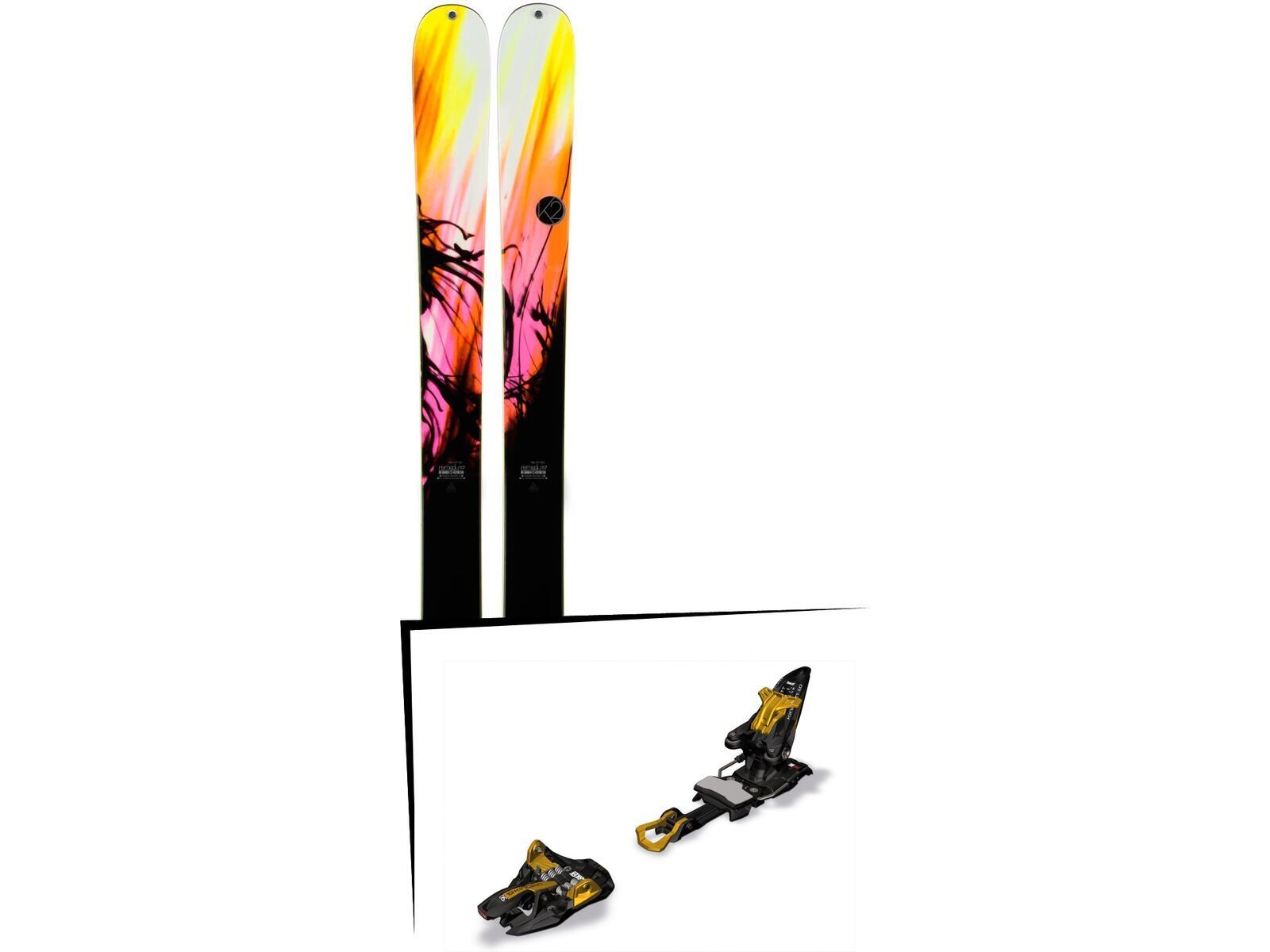 K2 SKI Set: Remedy 117 2014 + Marker Kingpin 10 | Bild 1