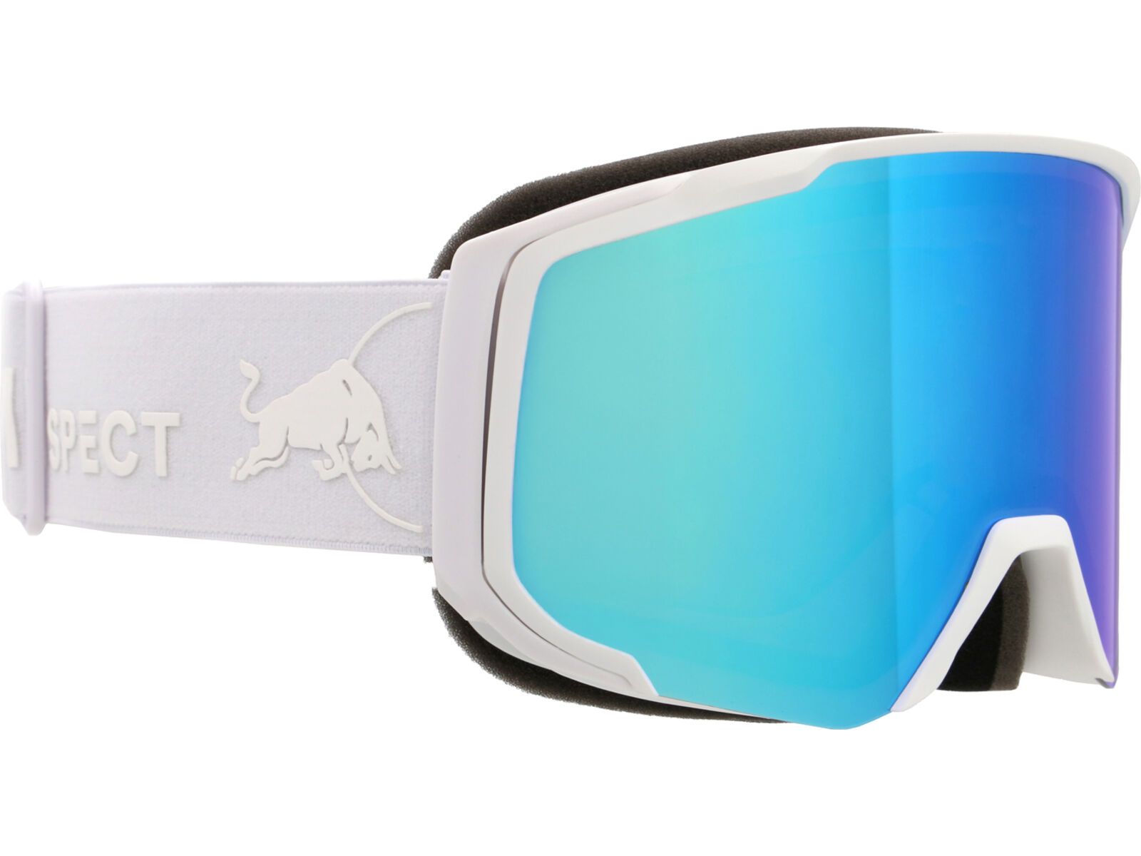 Red Bull Spect Eyewear Jibb, Smoke-Blue Mirror / white | Bild 1