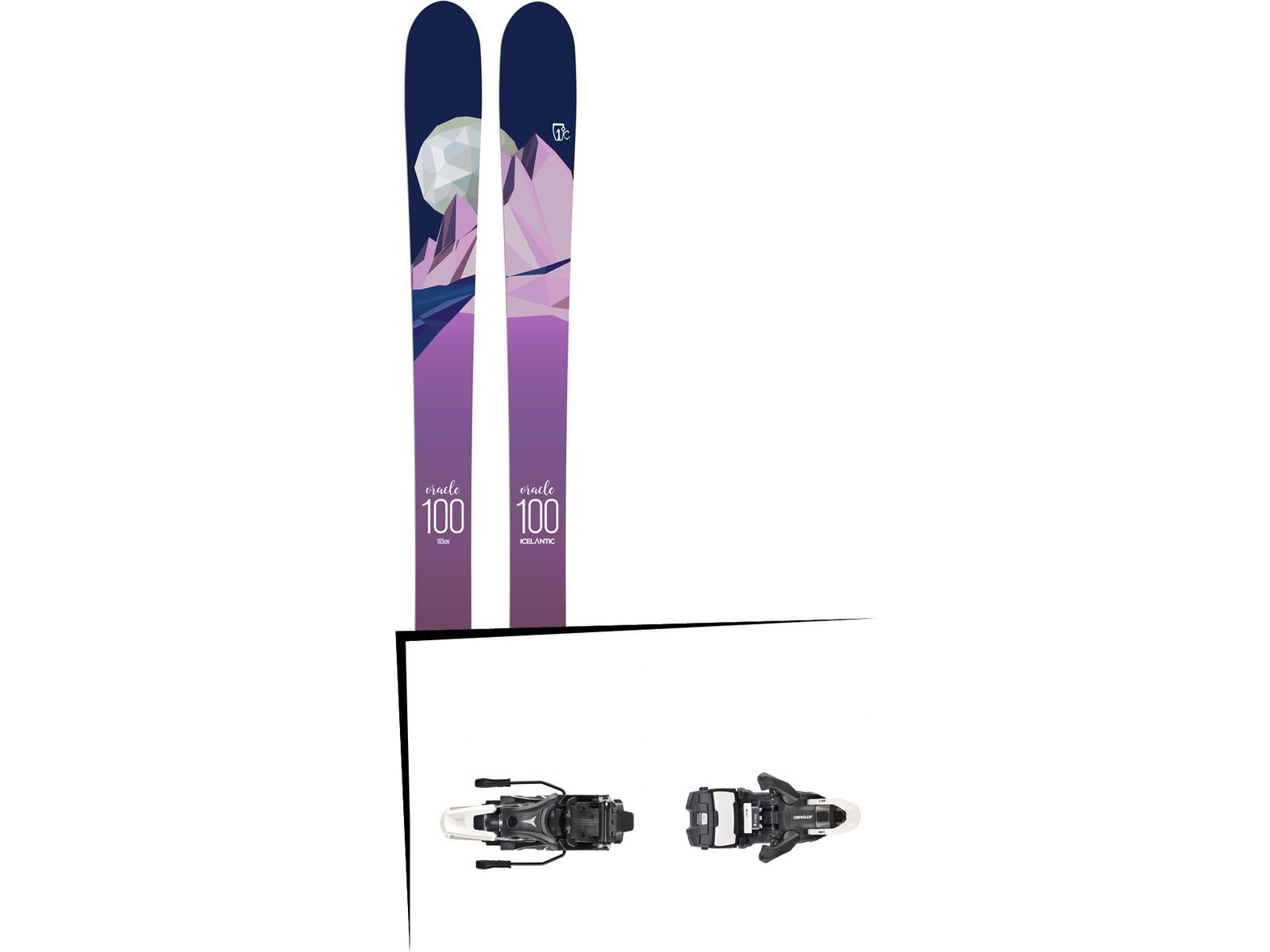 Set: Icelantic Oracle 100 2018 + Atomic Shift MNC 13 black/white | Bild 1