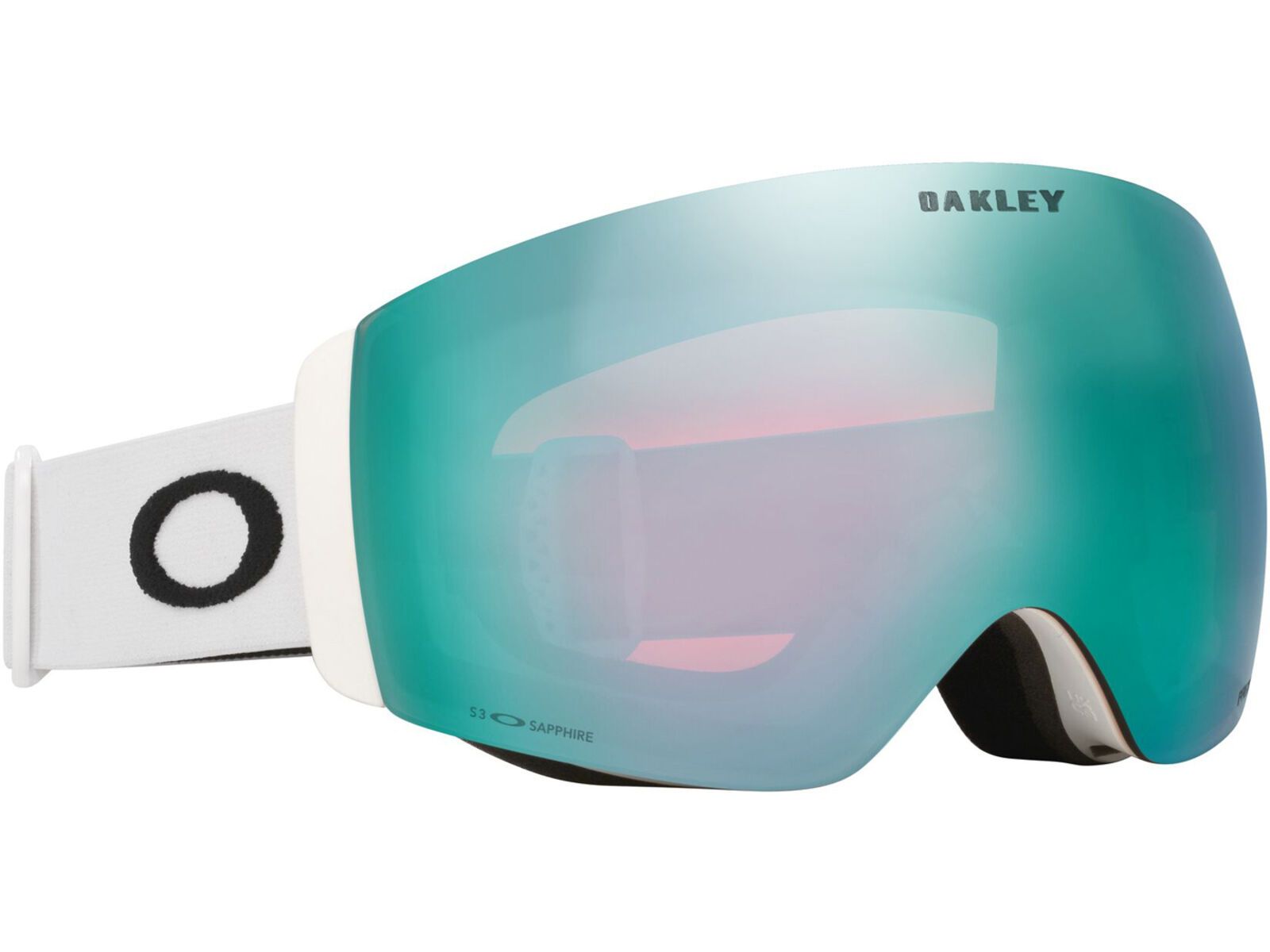 Oakley Flight Deck Pro M, Prizm Snow Sapphire Iridium & Sage Gold / matte white | Bild 13