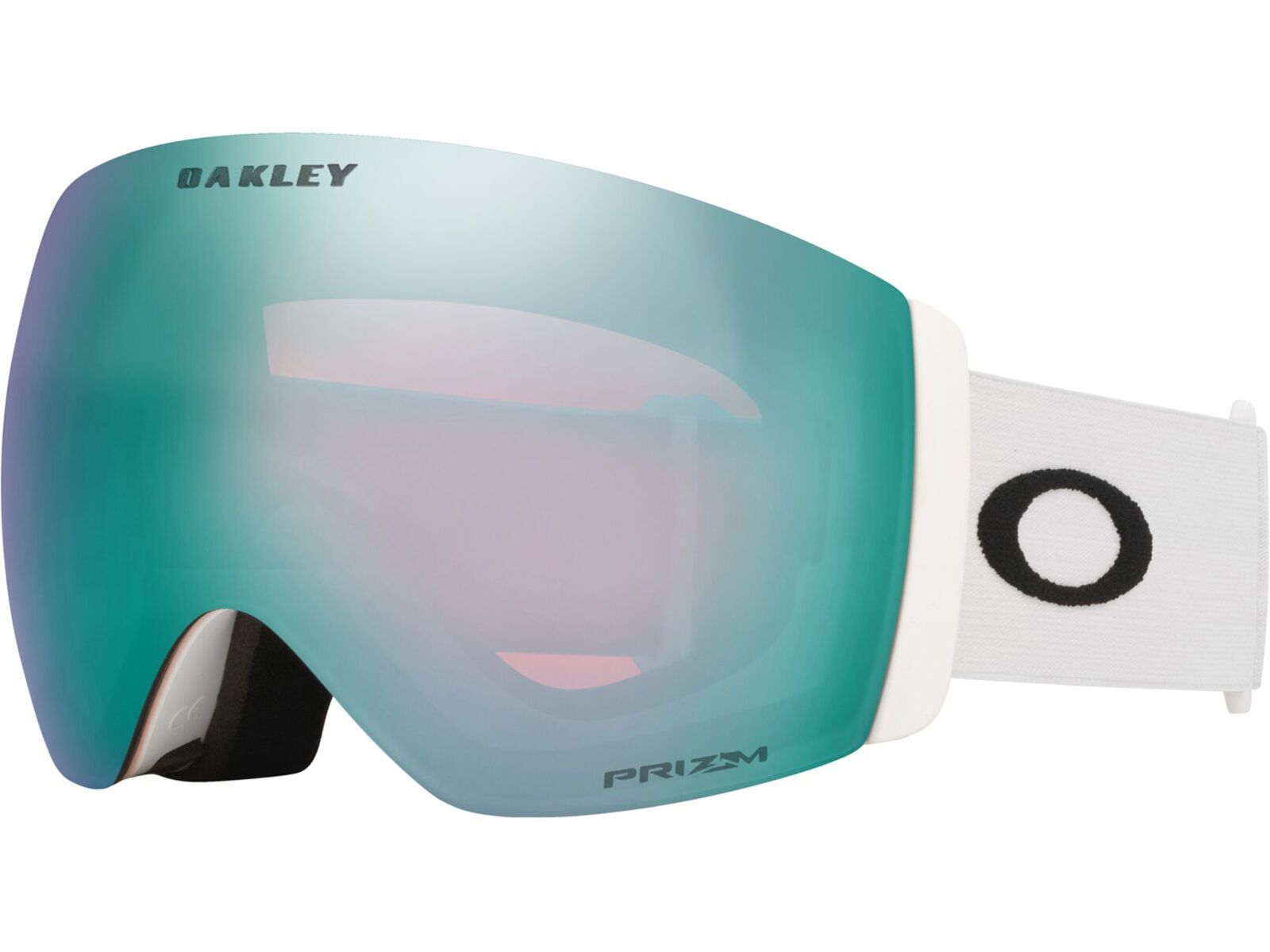 Oakley Flight Deck Pro L, Prizm Snow Sapphire Iridium & Iced / matte white | Bild 2