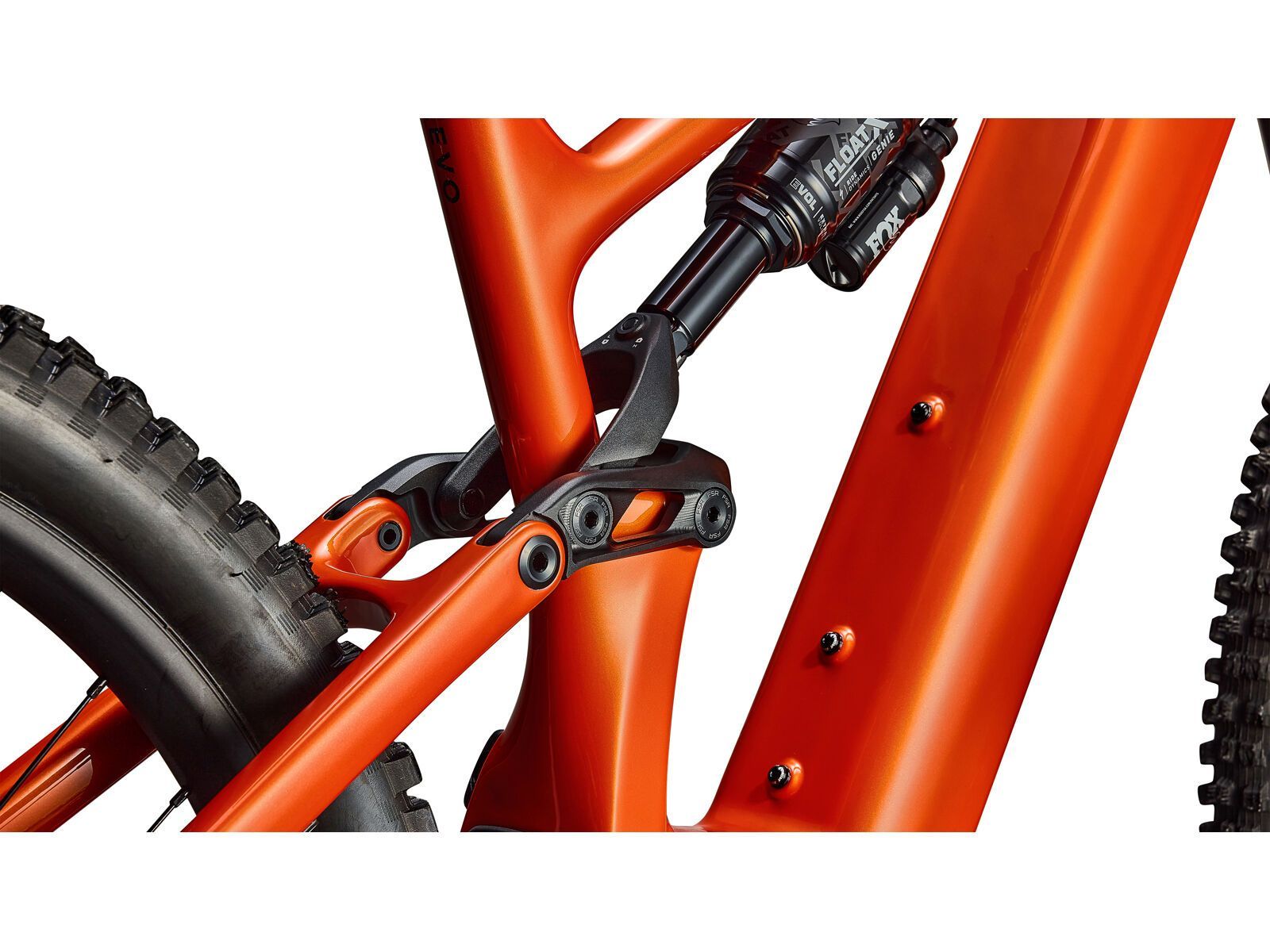 Specialized Turbo Levo 4 Comp, gloss orange tint over silver dust/dark navy | Bild 8