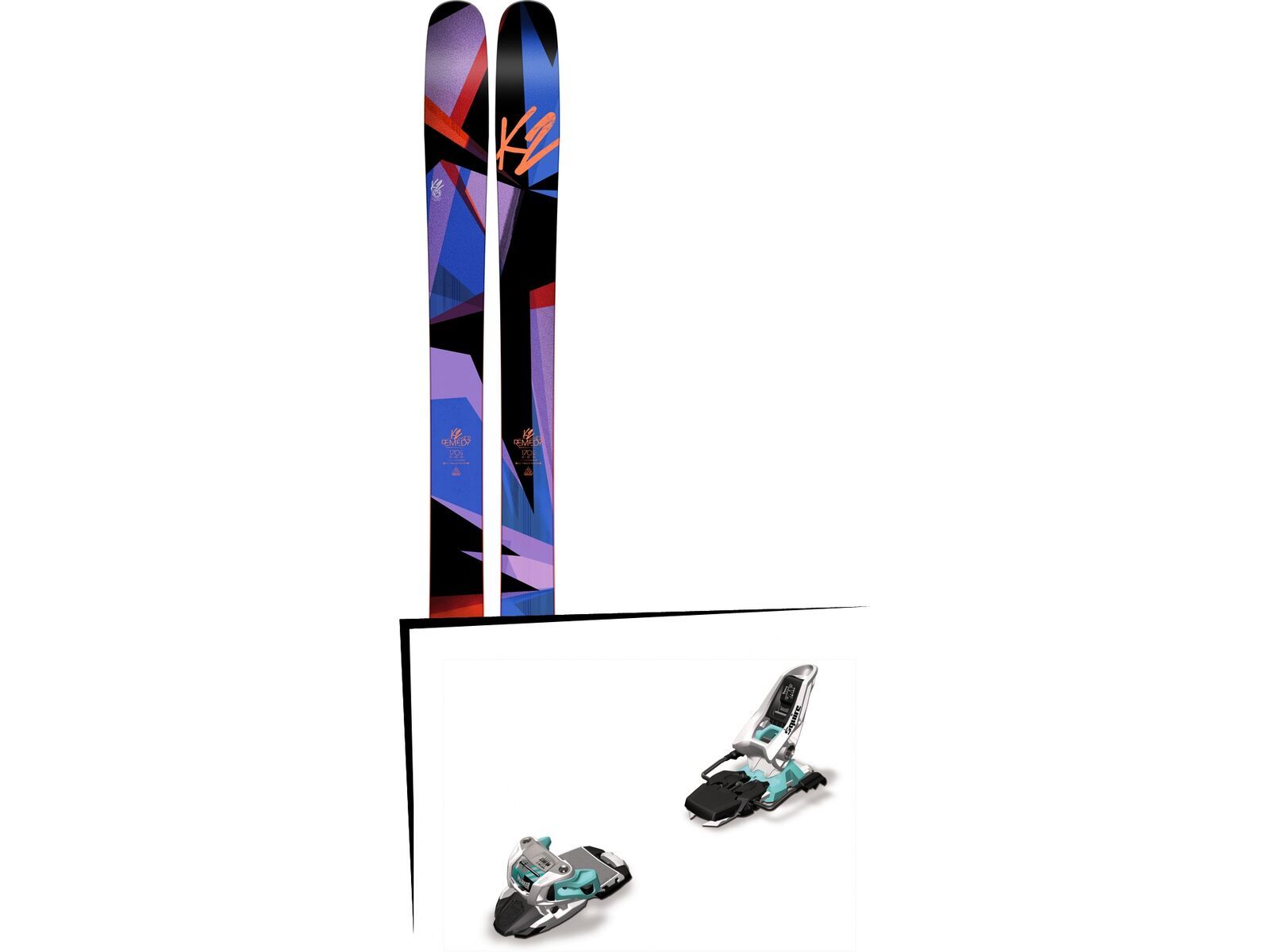 K2 SKI Set: Remedy 102 2016 + Marker Squire 11 | Bild 1