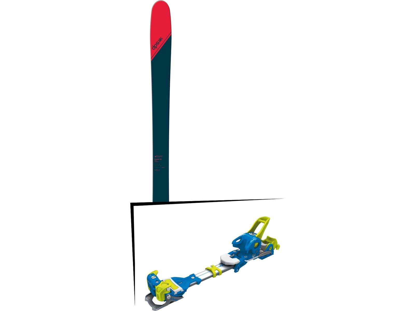 Set: DPS Skis Cassiar 95 Tour1 2018 + Tyrolia Ambition 12 soldi blue yellow | Bild 1