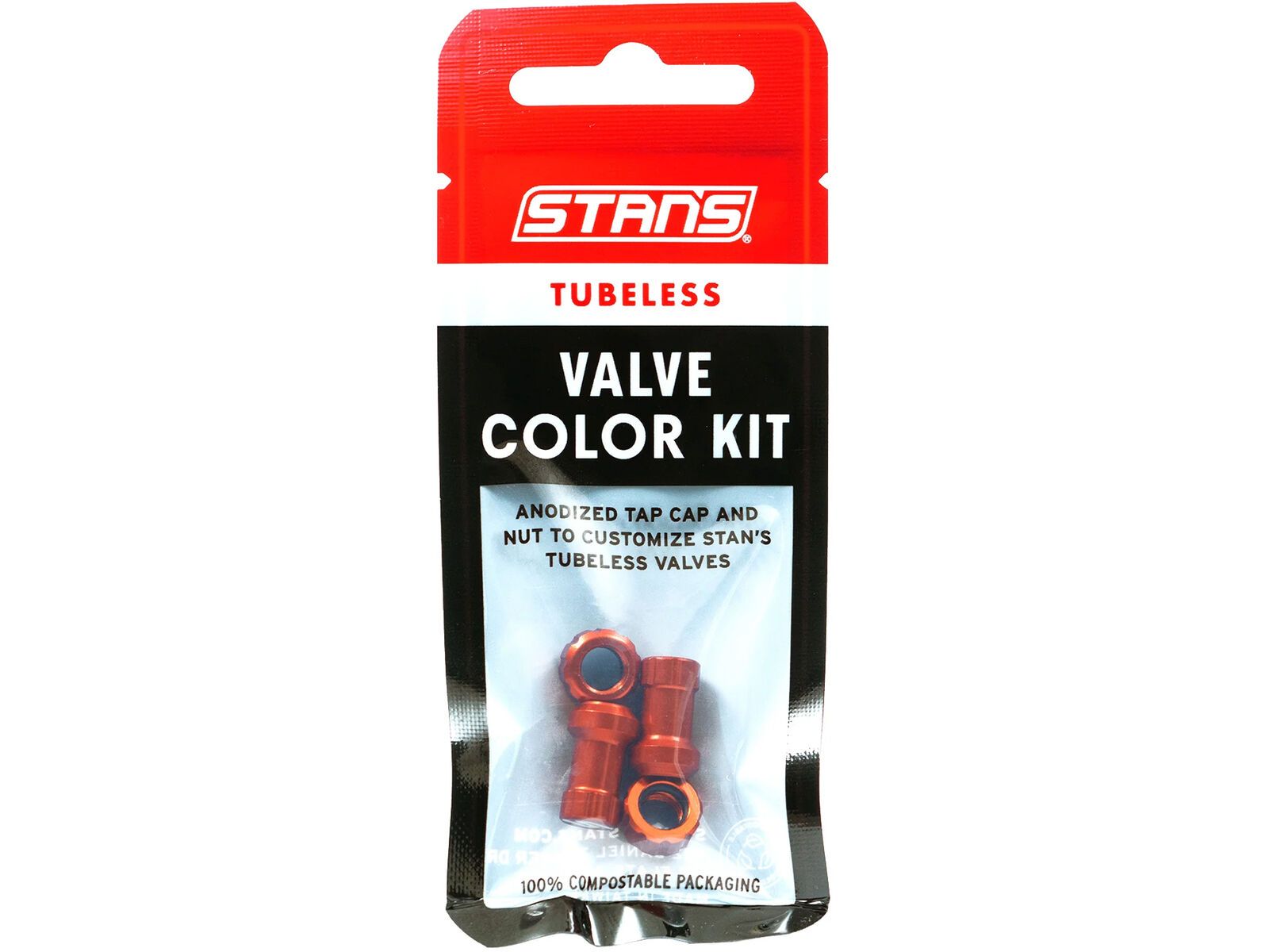 Stan's NoTubes Tubeless Valve Color Kit, orange | Bild 3