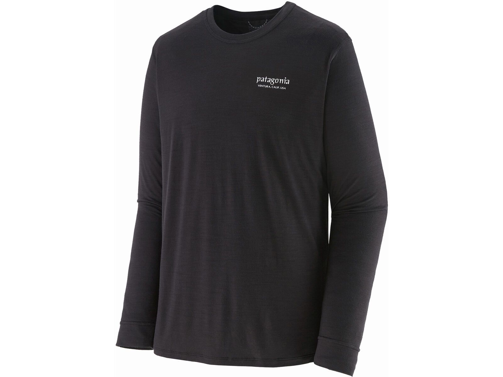 Patagonia Men's Long-Sleeved Capilene Cool Merino Graphic Shirt, black | Bild 1