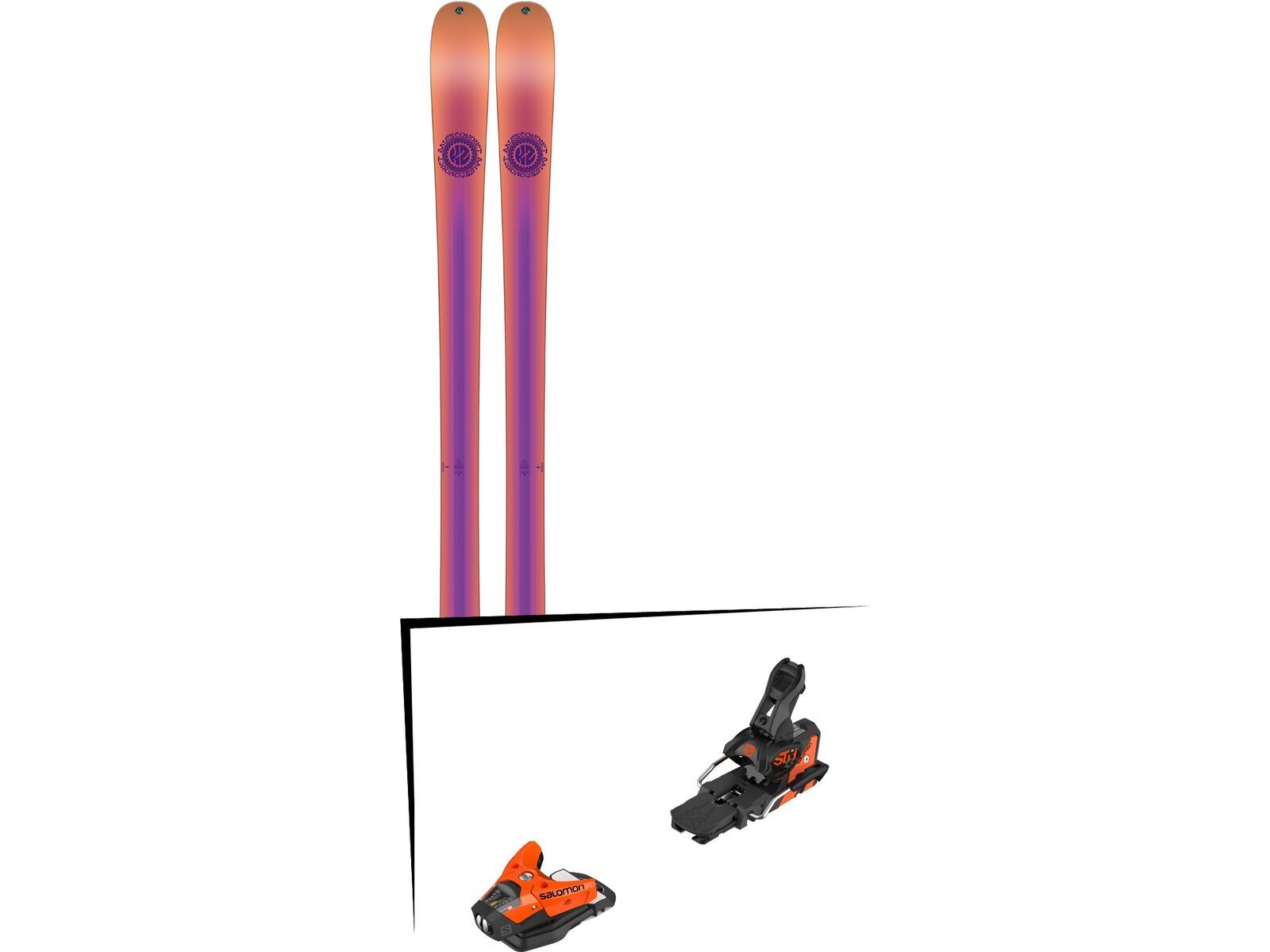 Set: K2 SKI Missconduct 2018 + Salomon STH2 WTR 13 orange/black | Bild 1